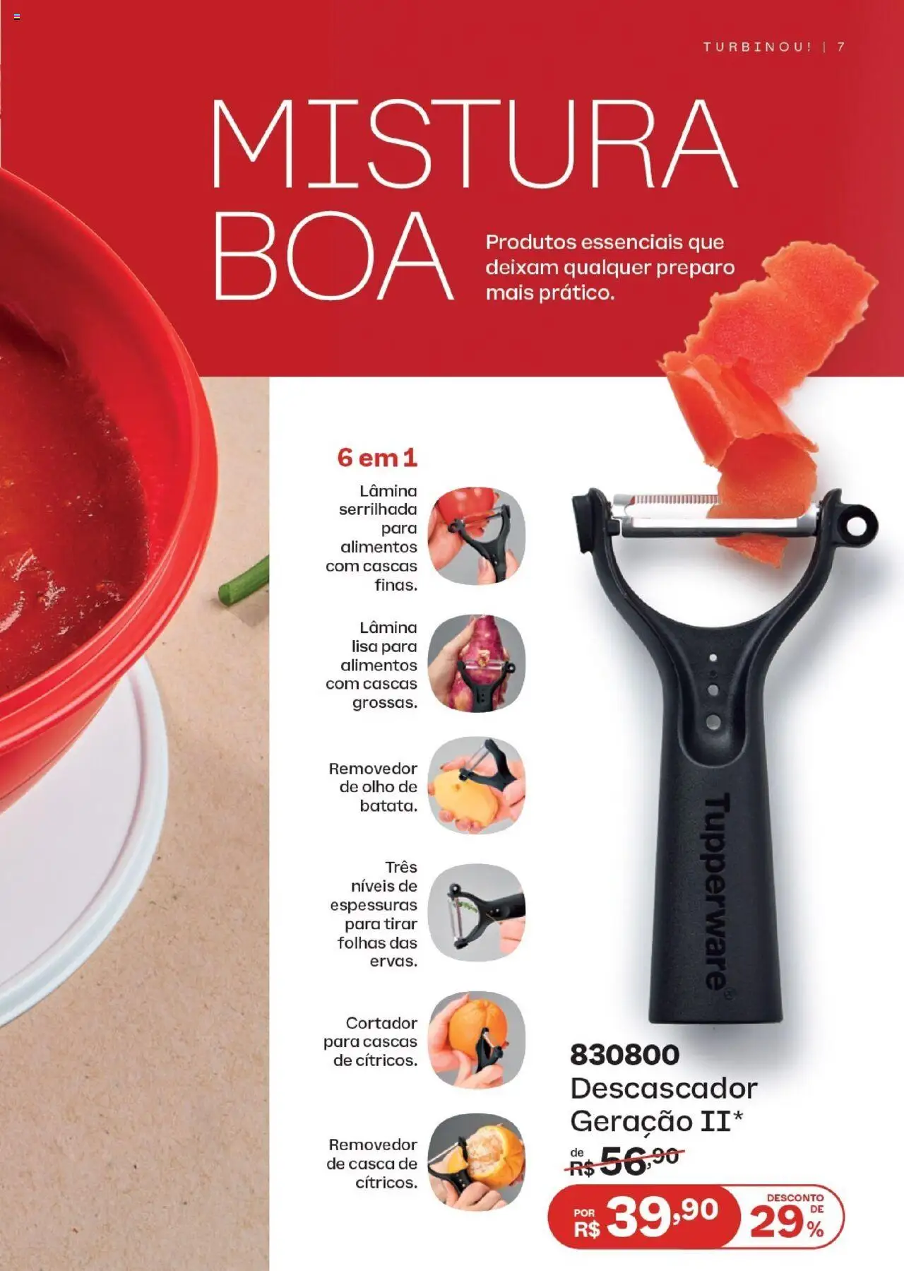 Tupperware Folheto - válido de 01.08.2025 | Página: 7 | Produtos: Cortador