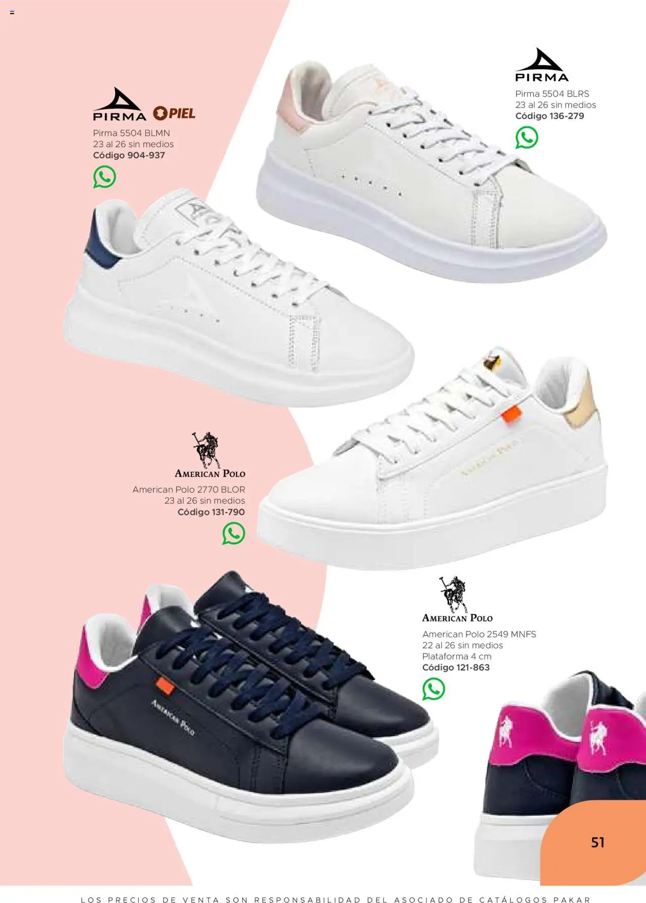 Nuevas ofertas de SC Pakar válidas en toda la República Mexicana desde el 24.07.2025. ¡Encuentra las mejores ofertas en SC Pakar - Catálogo Casual otoño / invierno! | Página: 51