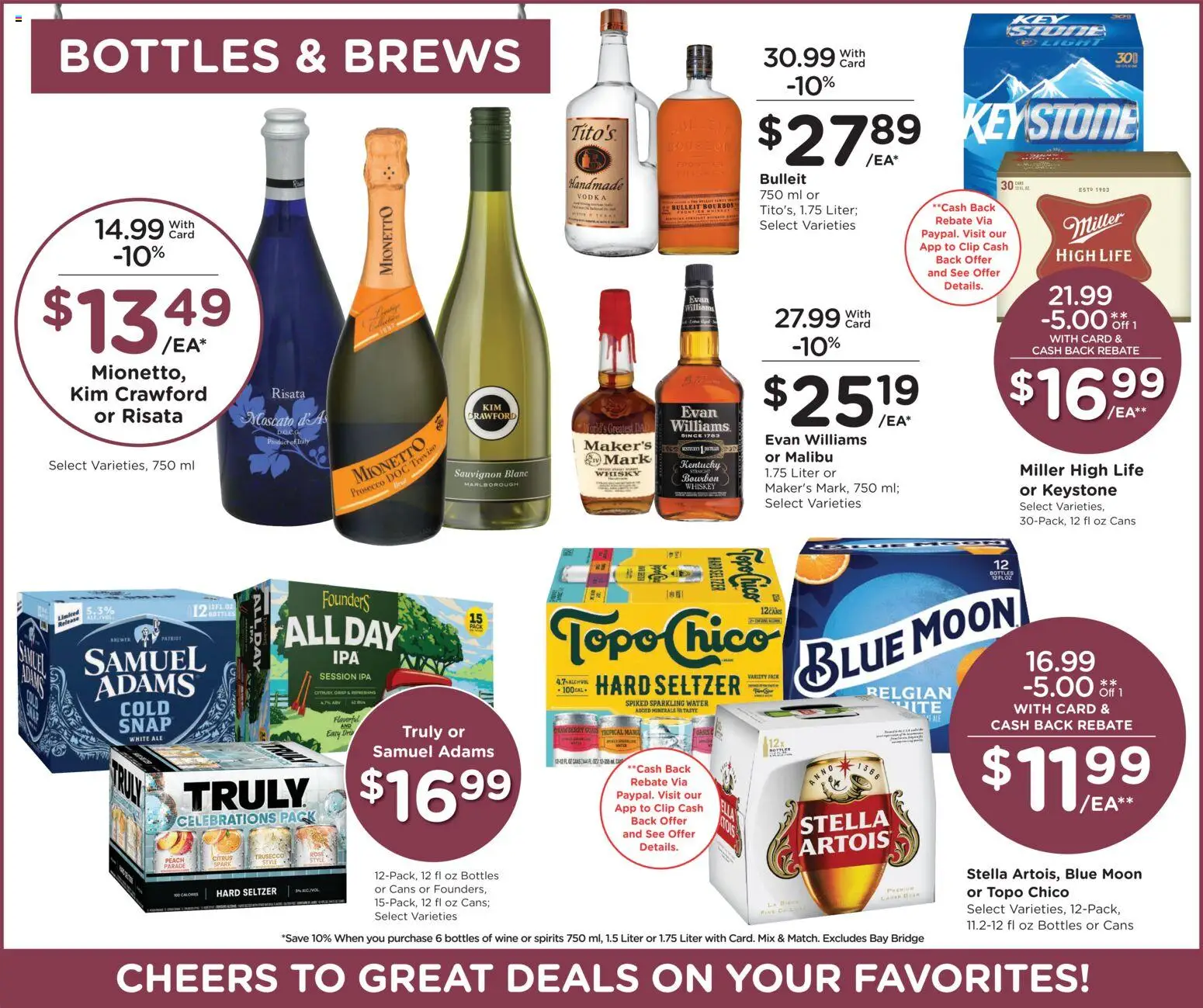 Baker's Weekly Ad - NE - valid from 26.12.2025 | Page: 11 | Products: Bourbon, Vodka, Water, Peach