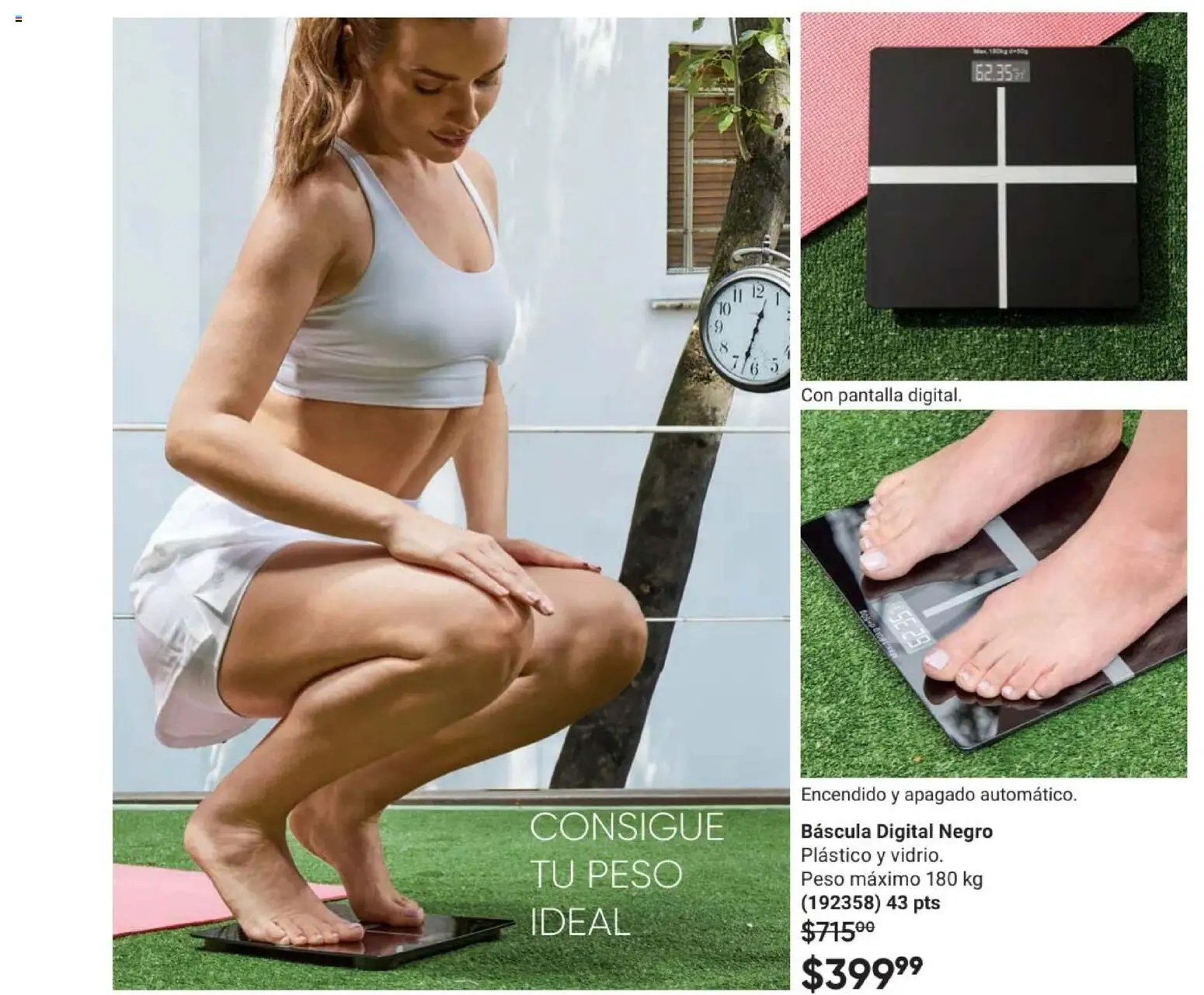 Nuevas ofertas de AVON válidas en toda la República Mexicana desde el 28.11.2025. ¡Encuentra las mejores ofertas en AVON Casa & Estilo 18 2025! | Página: 129 | Productos: Báscula digital