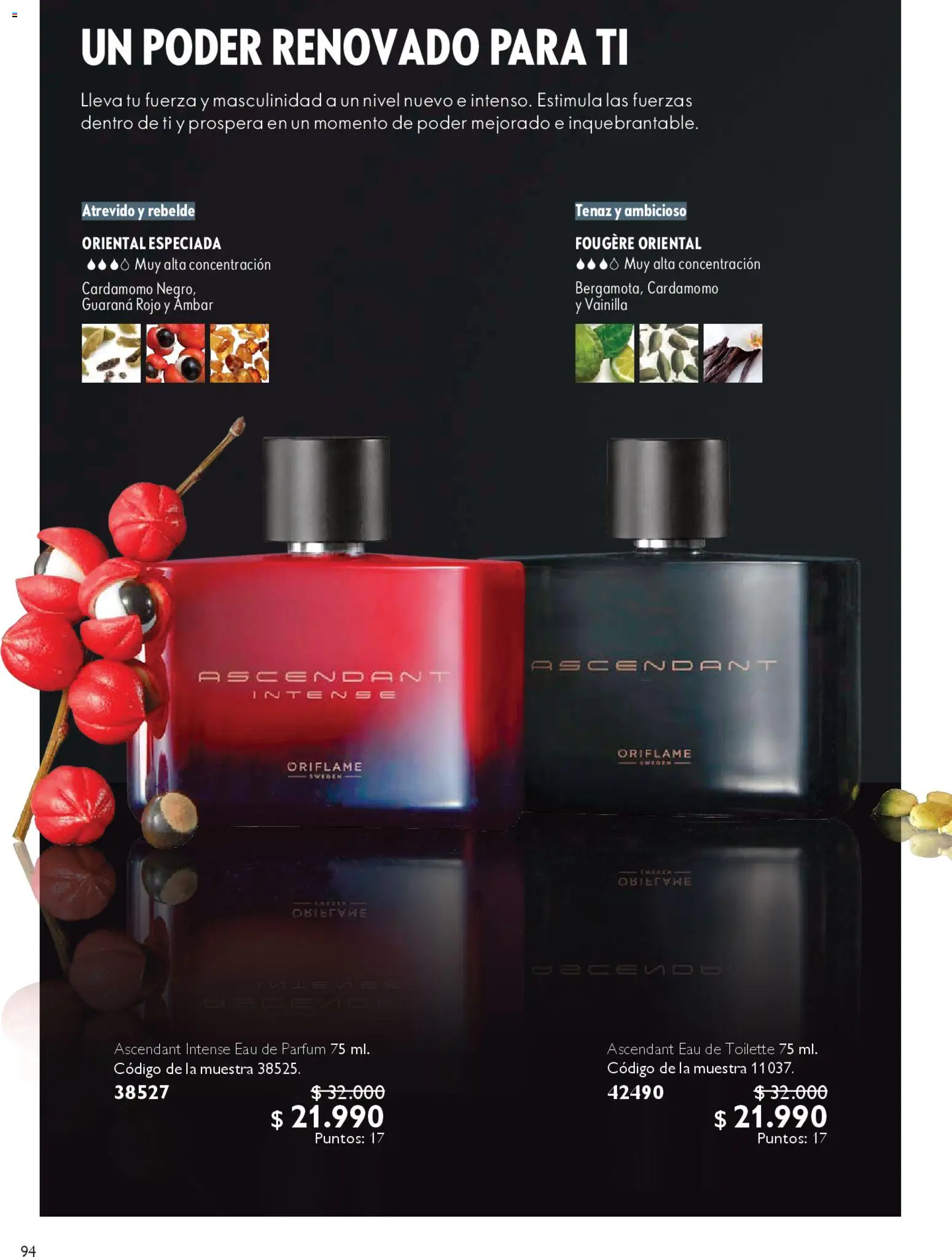 Oriflame catálogo │ válido desde el 27.12.2025 | Página: 94 | Productos: Eau de toilette