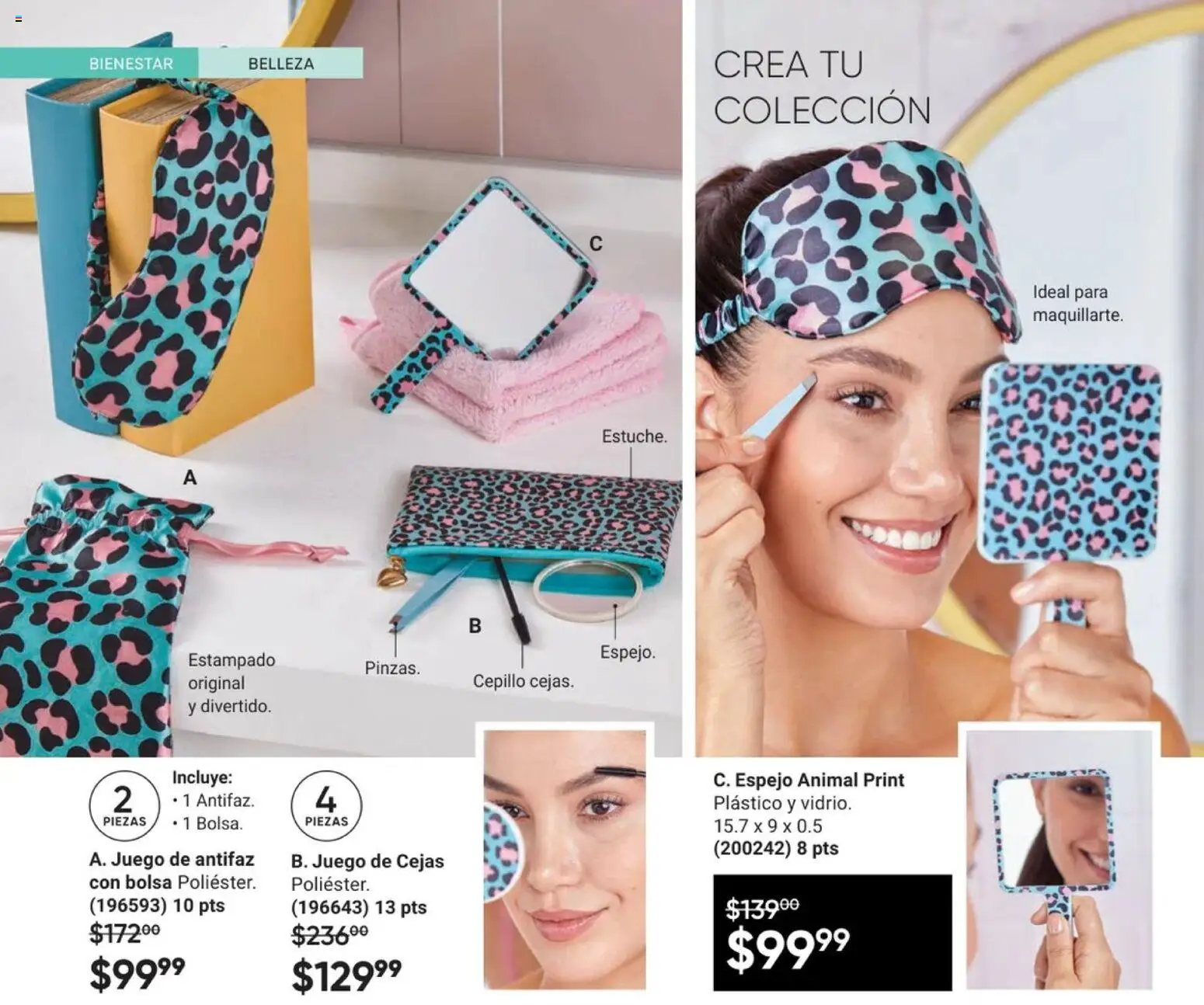 Nuevas ofertas de AVON válidas en toda la República Mexicana desde el 20.12.2025. ¡Encuentra las mejores ofertas en AVON Casa & Estilo 1 2026! | Página: 96 | Productos: Cepillo, Juego, Espejo, Antifaz