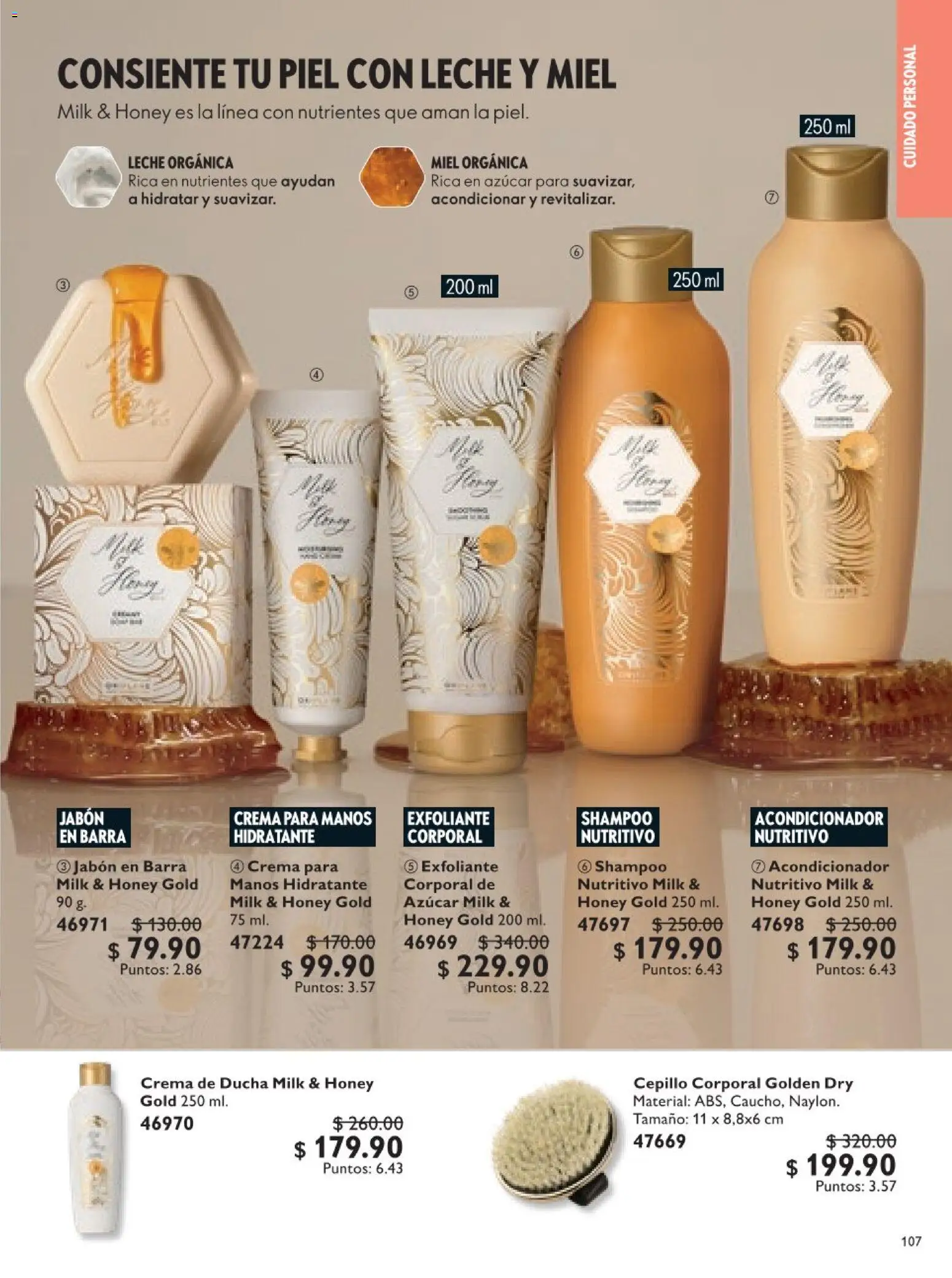 Nuevas ofertas de Oriflame válidas en toda la República Mexicana desde el 18.04.2026. ¡Encuentra las mejores ofertas en Oriflame campaña 6 2026! | Página: 107 | Productos: Crema, Leche, Acondicionador, Jabón
