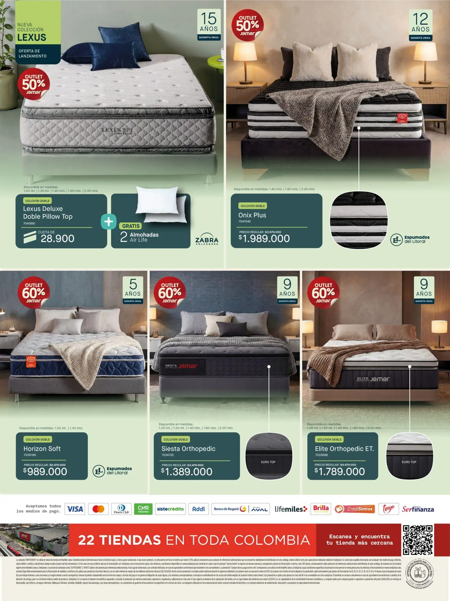 Muebles jamar revista - valida desde el 07.01.2026 | Página: 8 | Productos: Caso, Sobre, Colchón, Top