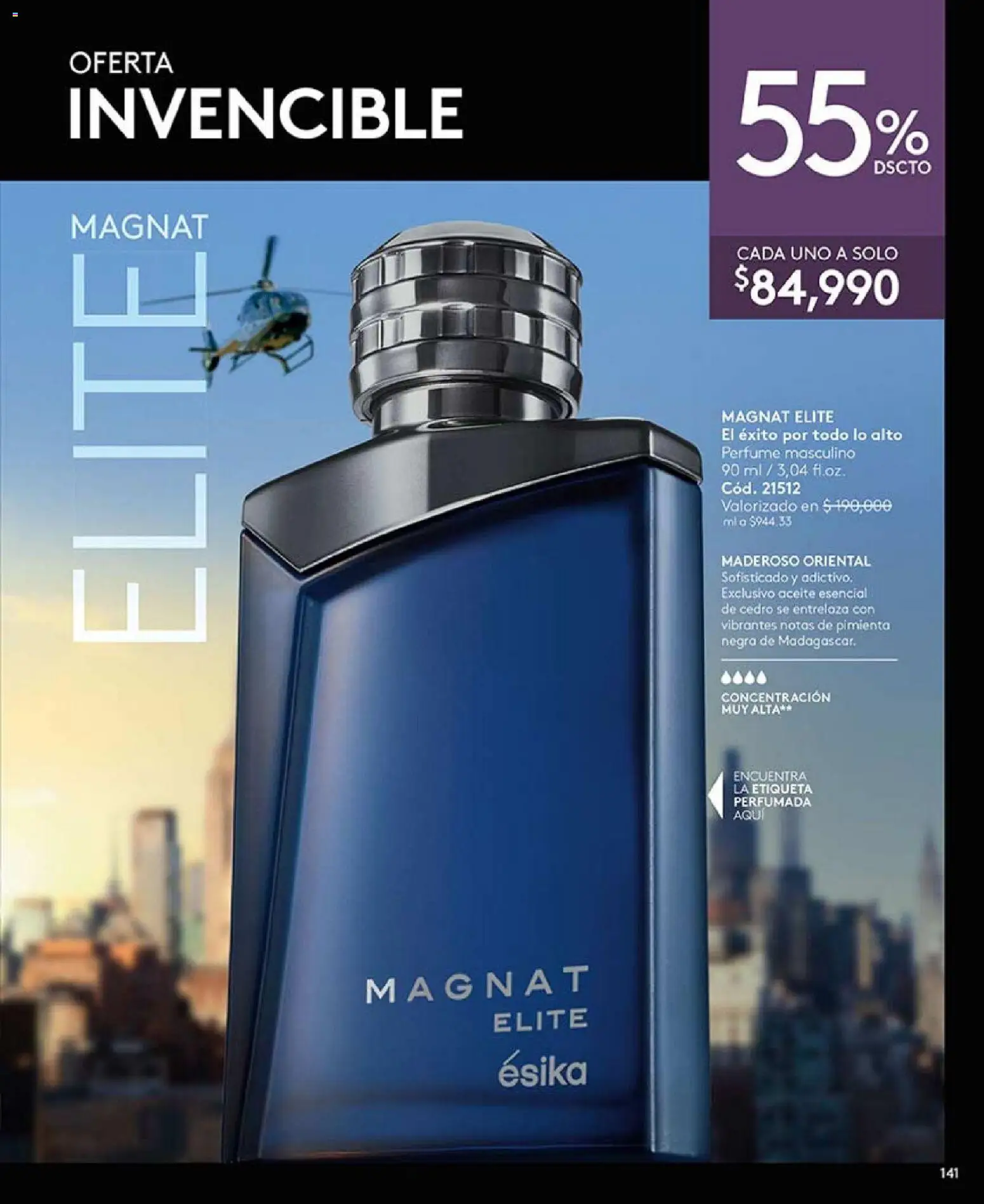 Ésika revista - valida desde el 20.02.2026 | Página: 141 | Productos: Pimienta, Perfume, Aceite