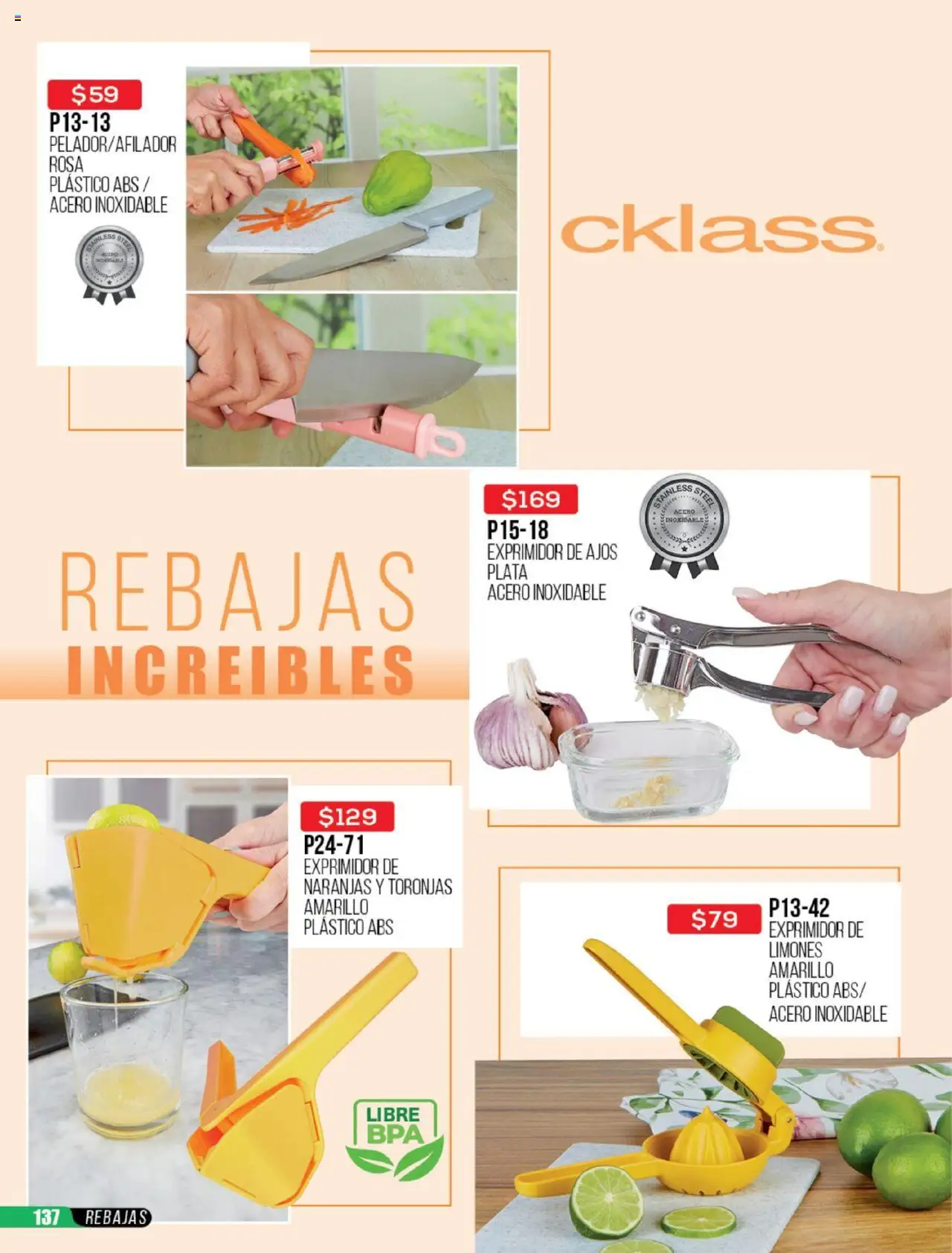 Nuevas ofertas de Cklass válidas en toda la República Mexicana desde el 23.06.2025. ¡Encuentra las mejores ofertas en Cklass catálogo Rebajas Sobre Calzado! | Página: 523 | Productos: Naranjas, Exprimidor