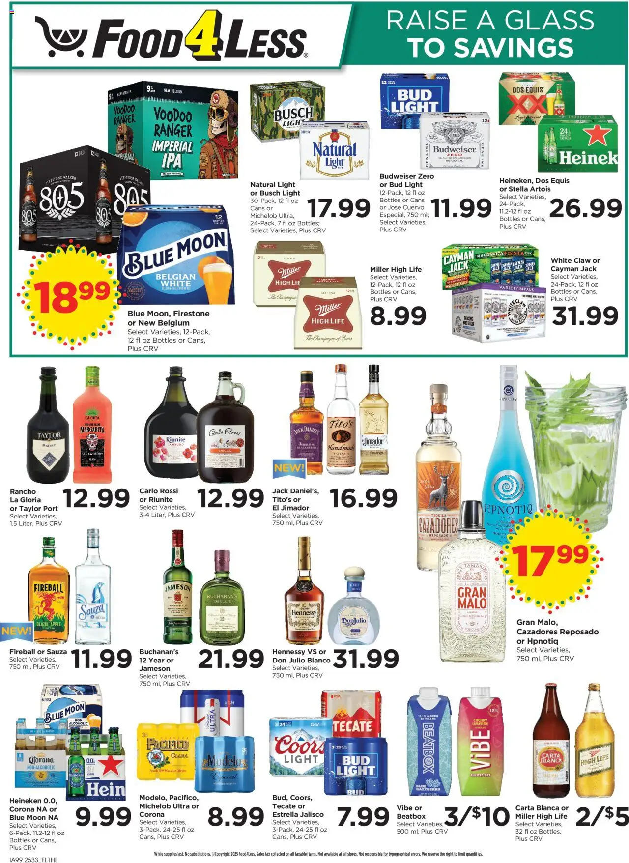 Food 4 Less Weekly Ad - valid from 17.09.2025 | Page: 9 | Products: Vodka