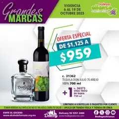 Vista previa de Bodegas Alianza - Catálogo Grandes Marcas, nuevo folleto de la tienda, válido en México a partir del 06.10.2025