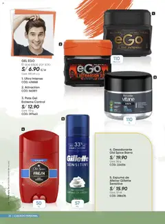 Catálogo Azzorti válido desde 18.08.2025 | Página: 28 | Productos: Espuma de afeitar, Desodorante