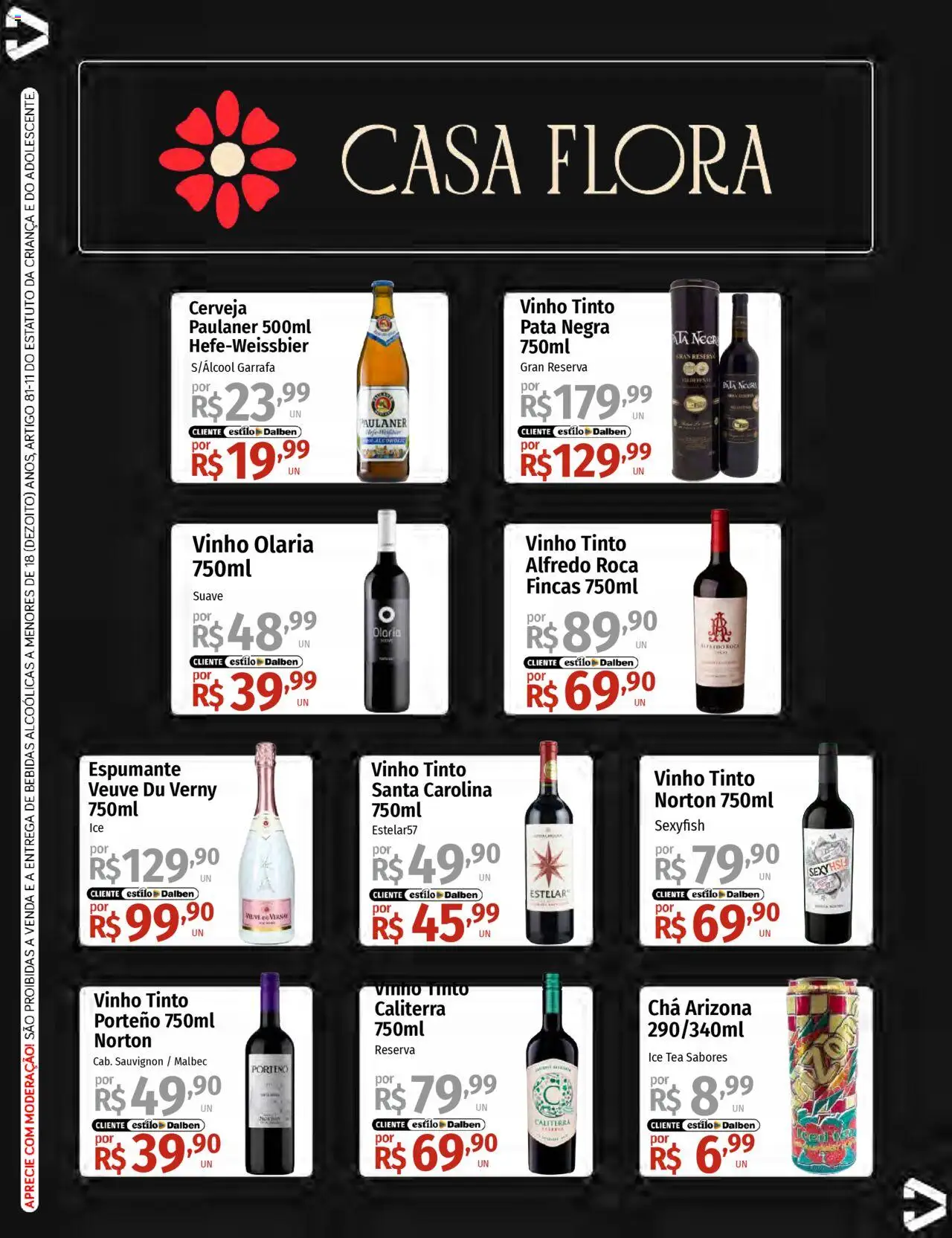 Supermercado Dalben Folheto - válido de 15.08.2025 | Página: 6 | Produtos: Espumante, Cerveja, Chá, Pia