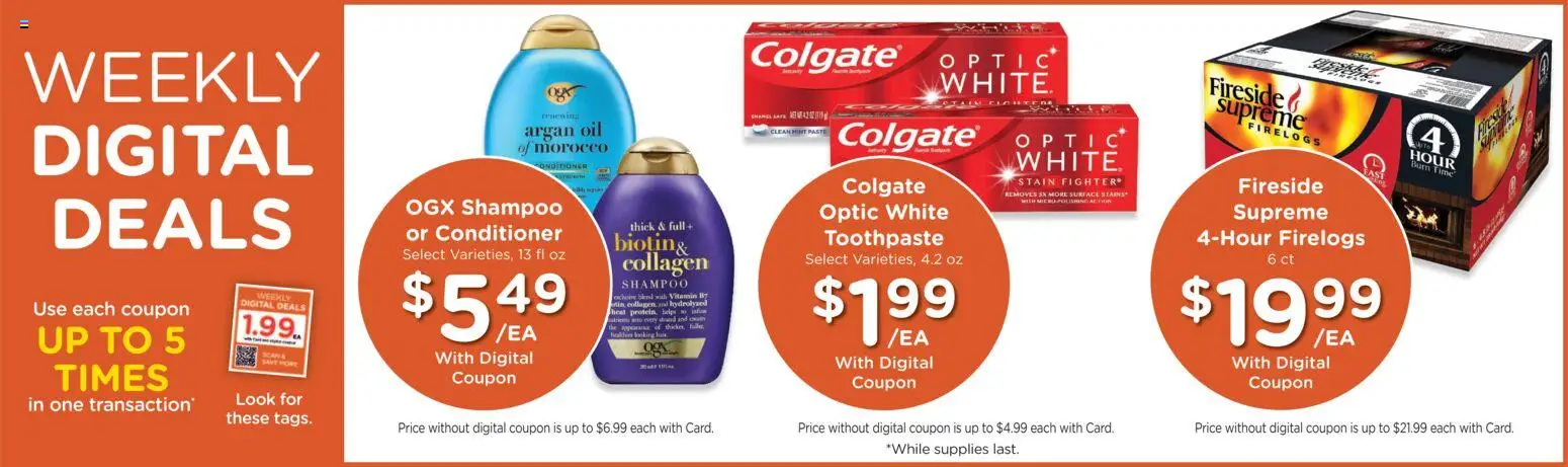 QFC Weekly Ad - WA - valid from 02.01.2026 | Page: 3 | Products: Vitamin, Shampoo, Oil, Toothpaste