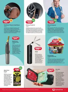 Australia Post catalogue - valid from 30.07.2025 | Page: 7 | Products: Radio, Portable, Safe, Press