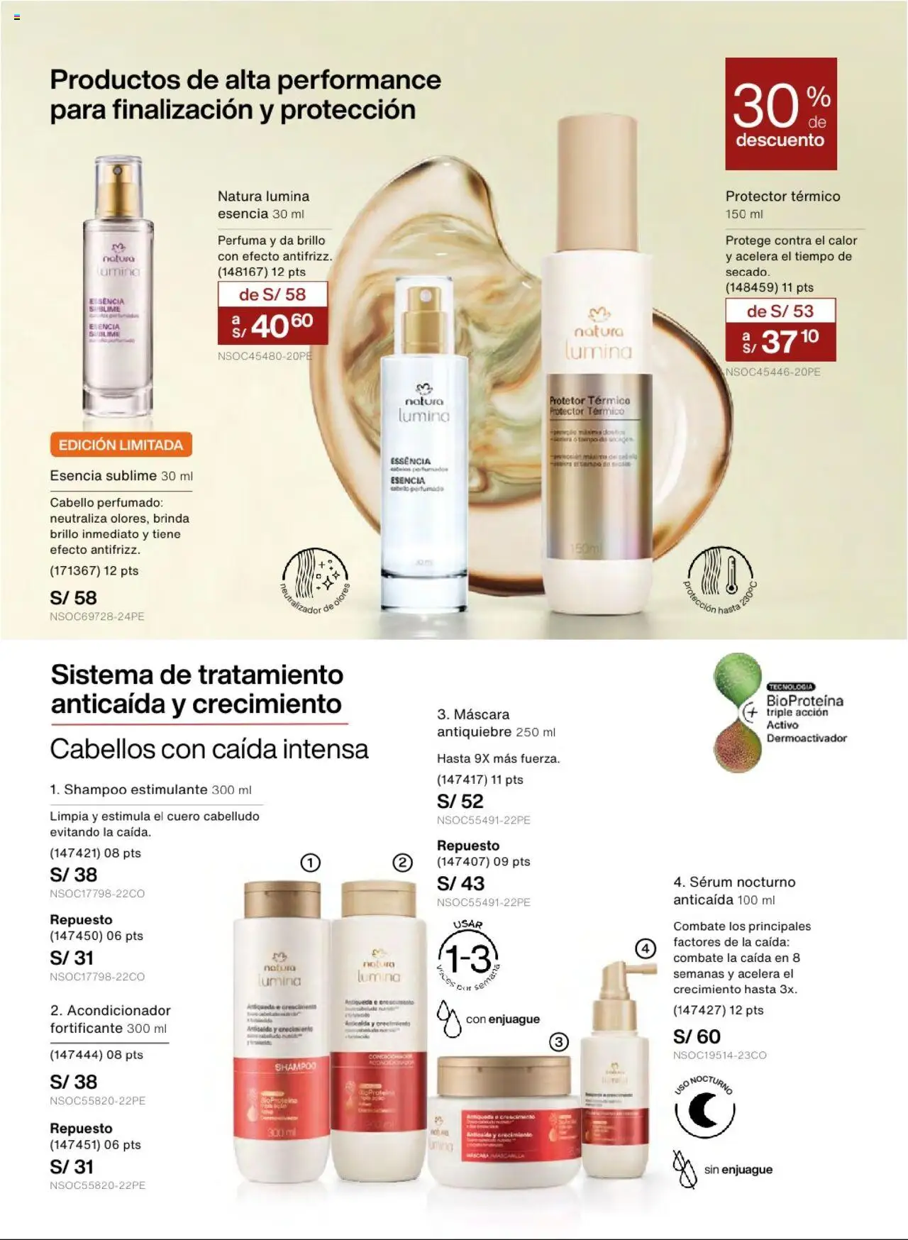 Catálogo Natura válido desde 01.07.2025 | Página: 137 | Productos: Máscara, Shampoo, Acondicionador