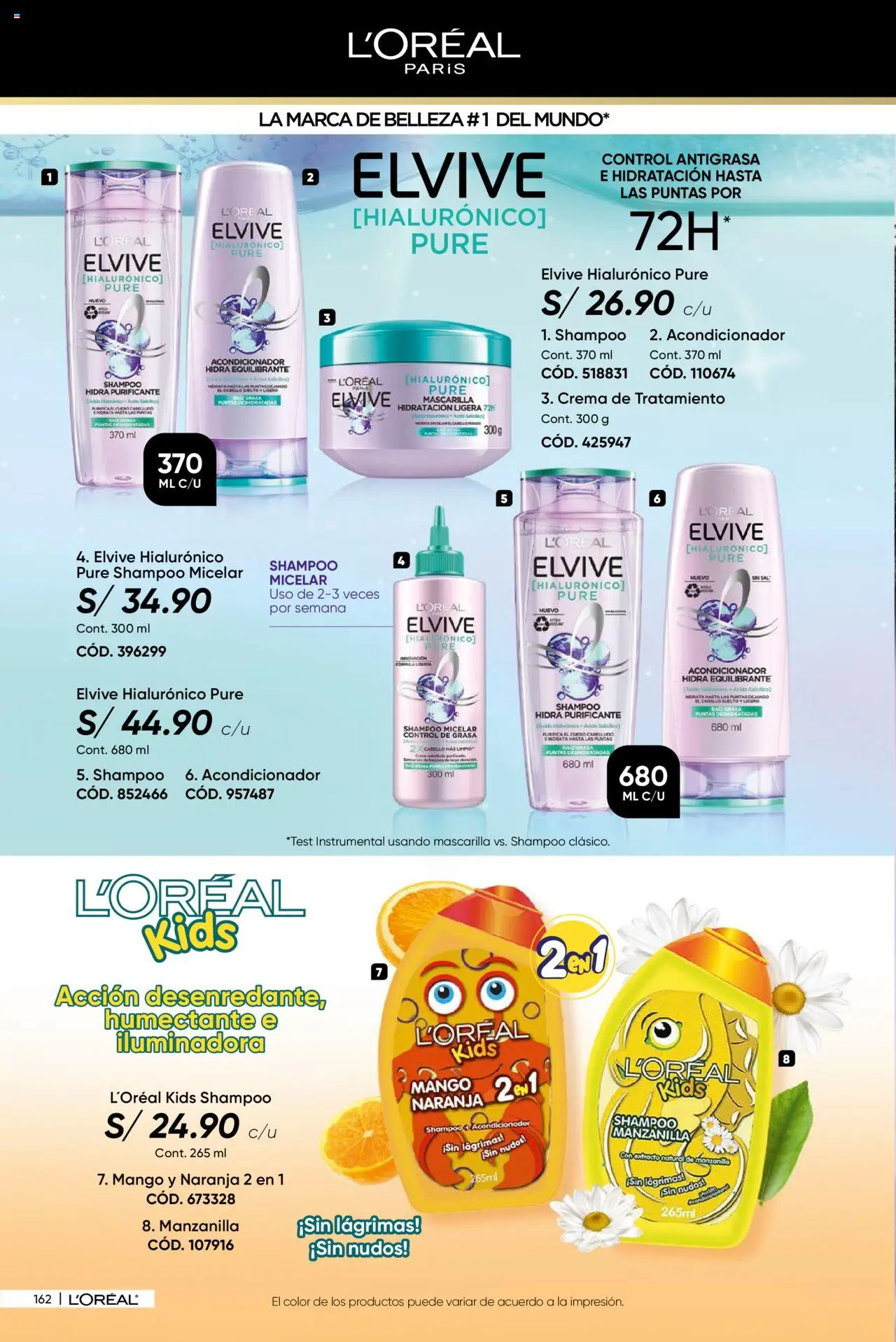 Catálogo Azzorti válido desde 18.08.2025 | Página: 166 | Productos: Shampoo, Acondicionador, Crema