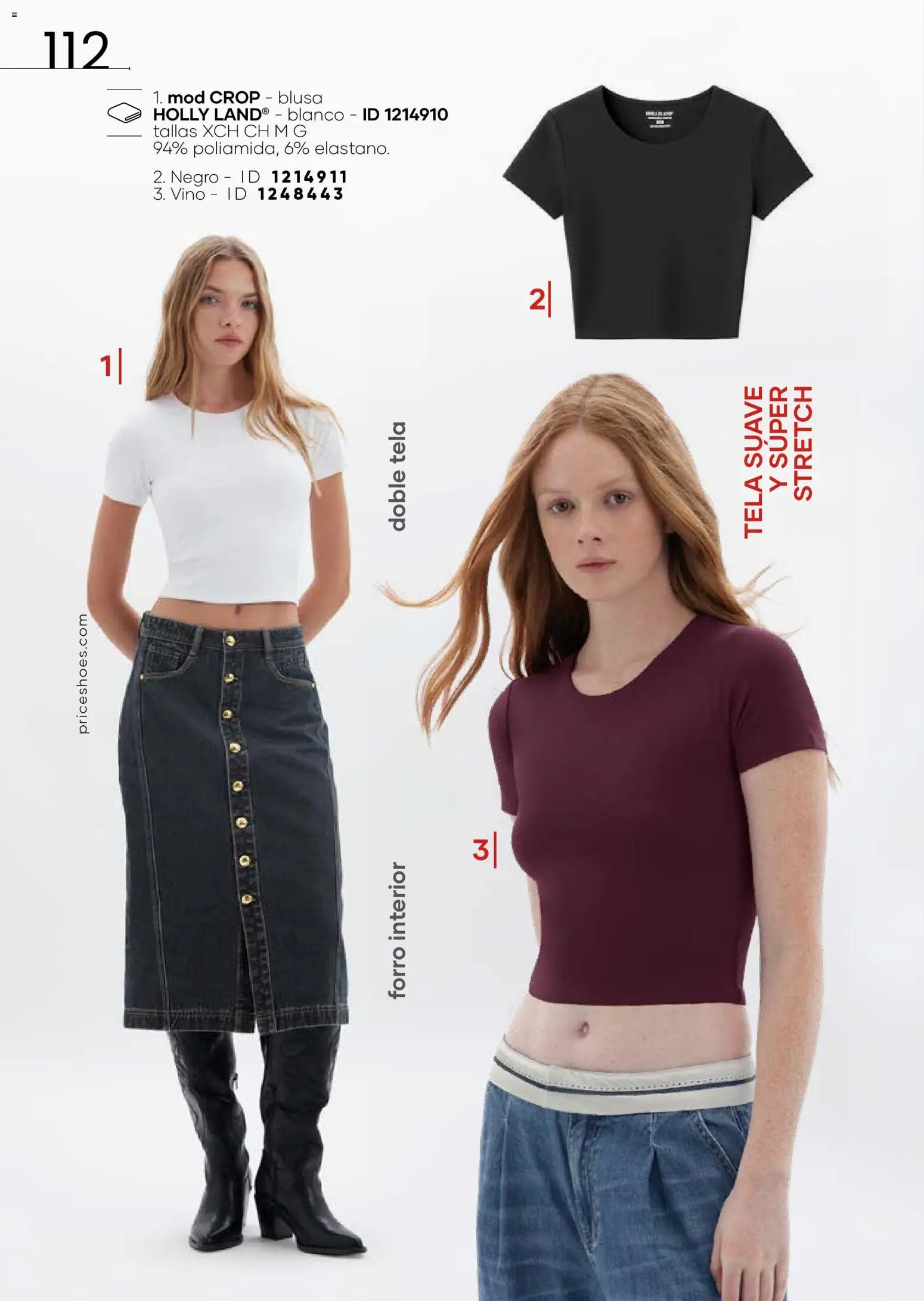 Nuevas ofertas de Price Shoes válidas en toda la República Mexicana desde el 27.11.2025. ¡Encuentra las mejores ofertas en Price Shoes catálogo Cierre De Temporada ! | Página: 112 | Productos: Blusa, Vino