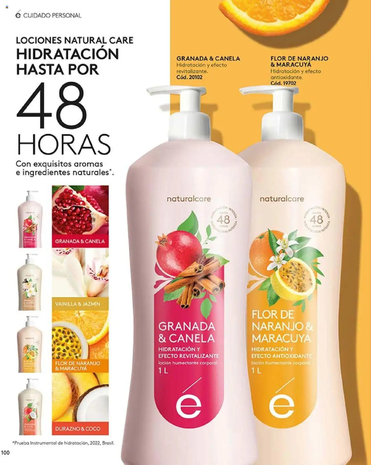 Ésika revista - valida desde el 16.06.2025 | Página: 100 | Productos: Loción, Maracuyá, Coco, Durazno