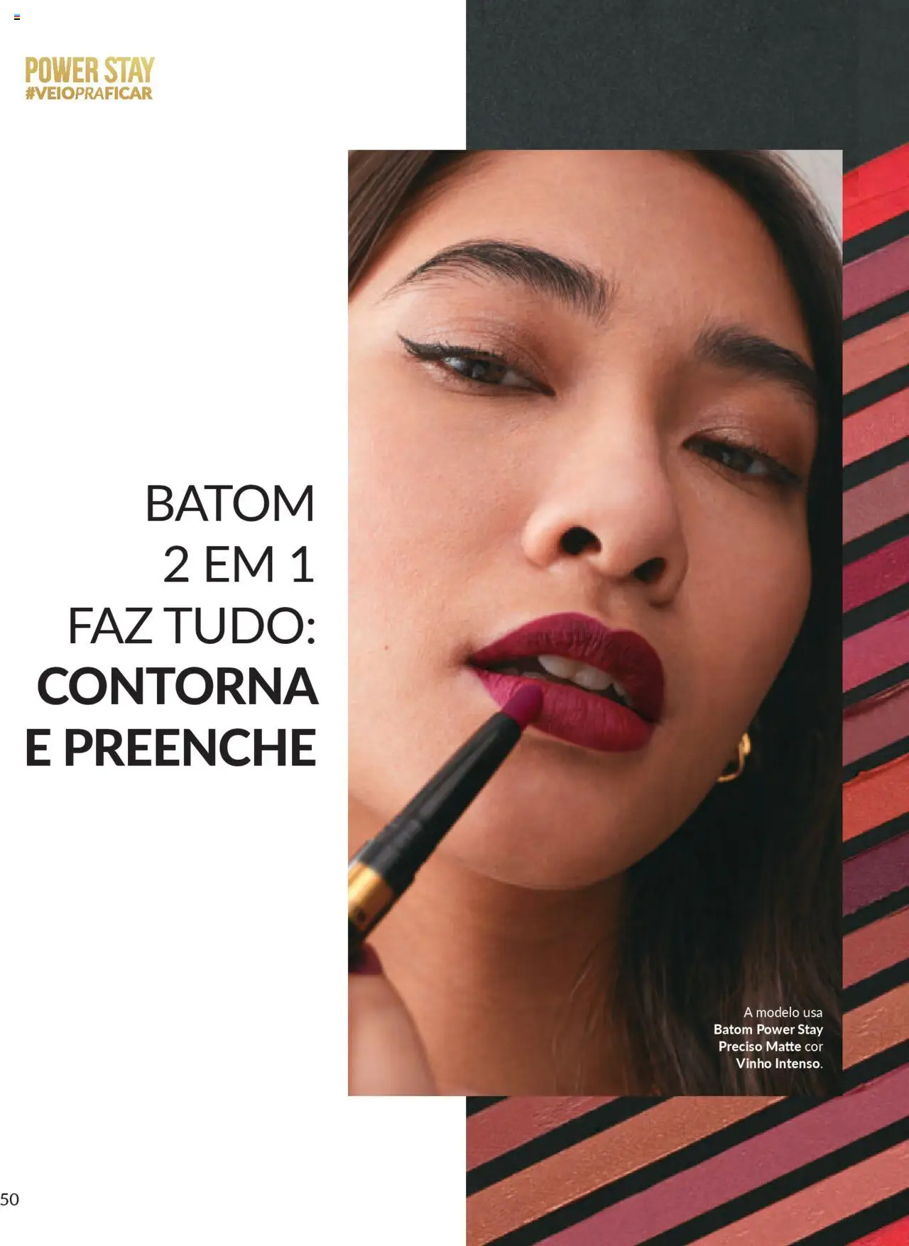 Avon Folheto - válido de 13.08.2025 | Página: 50 | Produtos: Batom, Vinho