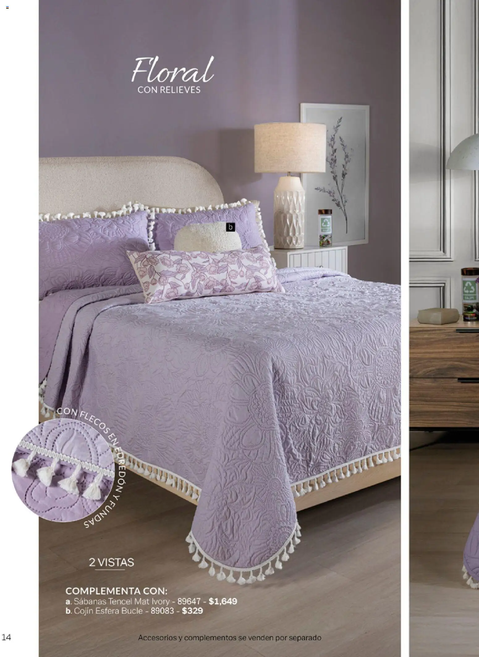 Nuevas ofertas de Vianney válidas en toda la República Mexicana desde el 06.03.2026. ¡Encuentra las mejores ofertas en Vianney catálogo Tu hogar, nuestra pasión! | Página: 16 | Productos: Sabanas