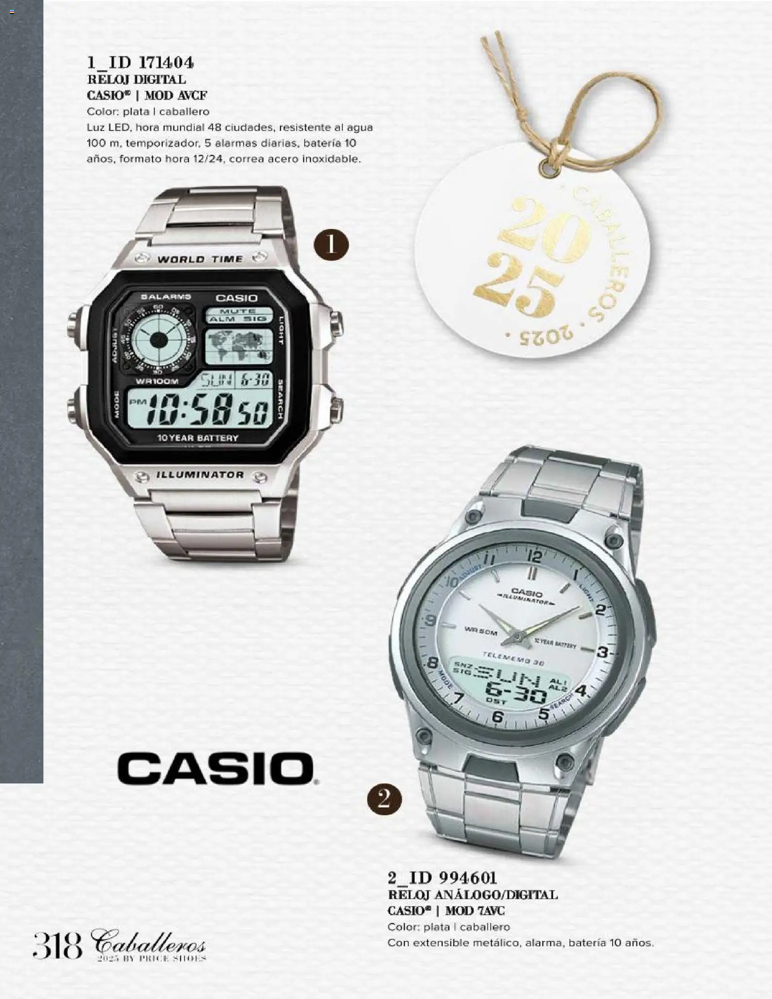 Nuevas ofertas de Price Shoes válidas en toda la República Mexicana desde el 26.11.2025. ¡Encuentra las mejores ofertas en Price Shoes catálogo Caballeros! | Página: 318 | Productos: Agua, Batería, Reloj