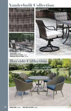 Preview of Menards weekly ads valid from 19.02.2025 | Page: 42 | Products: Table, Chair, Swivel