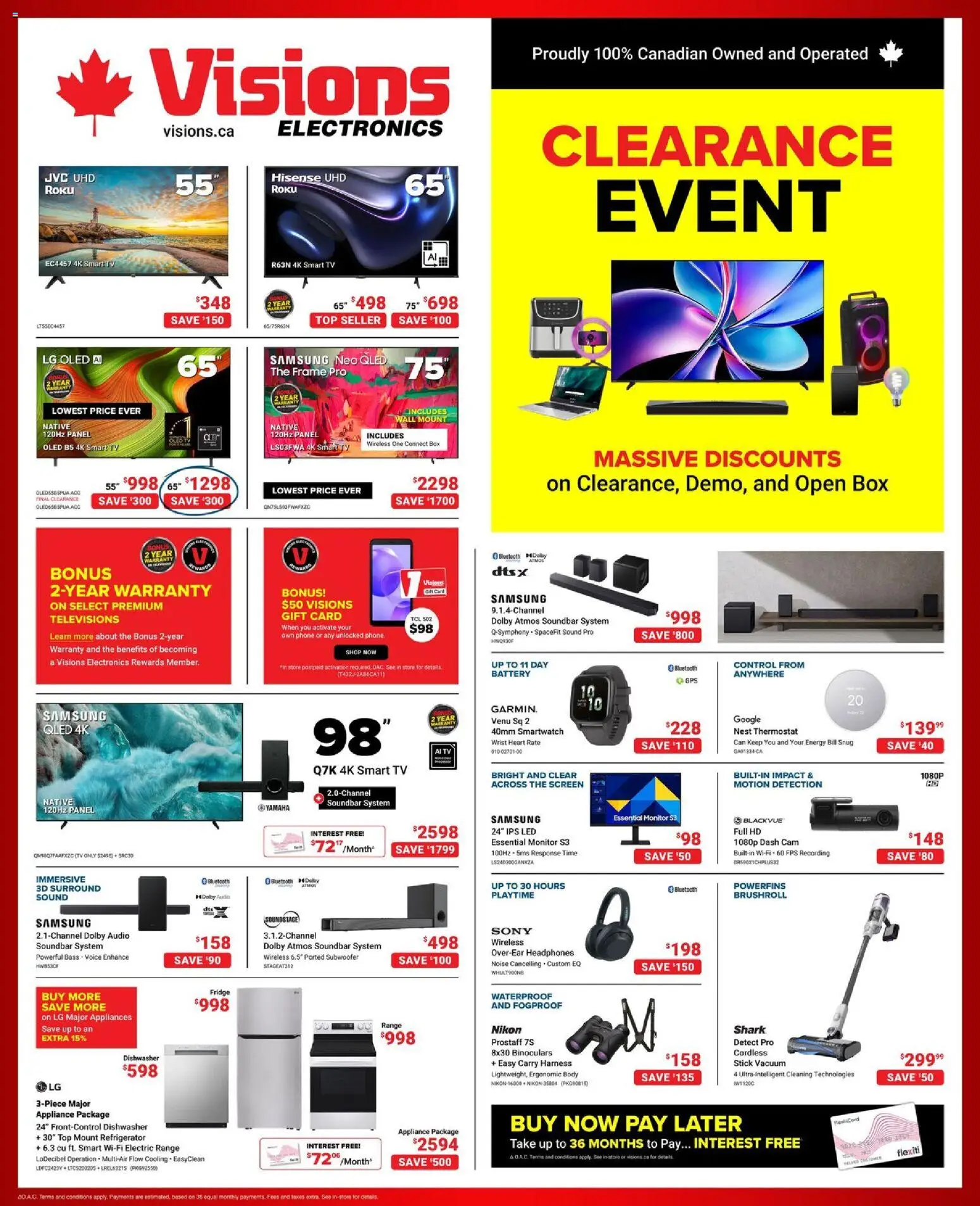 Visions flyer valid from 27.02.2026 | Page: 1 | Products: Monitor, Refrigerator, Smartwatch, Box