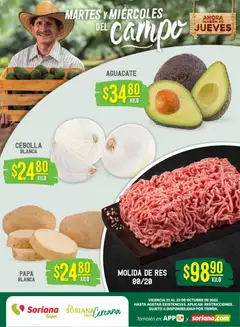 Vista previa de Soriana - Martes y Miércoles del Campo Súper: Saltillo, nuevo folleto de la tienda, válido en México a partir del 22.10.2025