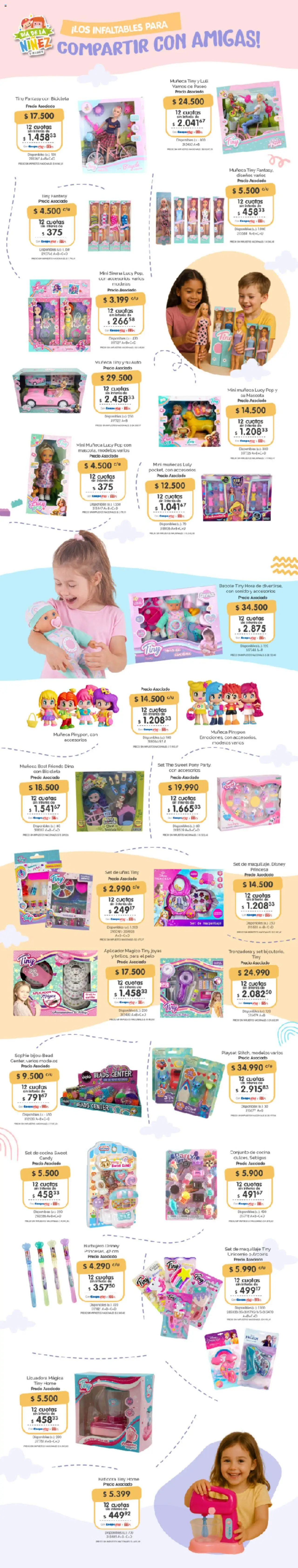 Cooperativa Obrera Juguetería │ válido desde el 28.07.2025 | Página: 3 | Productos: Conjunto, Cocina, Maquillaje, Licuadora