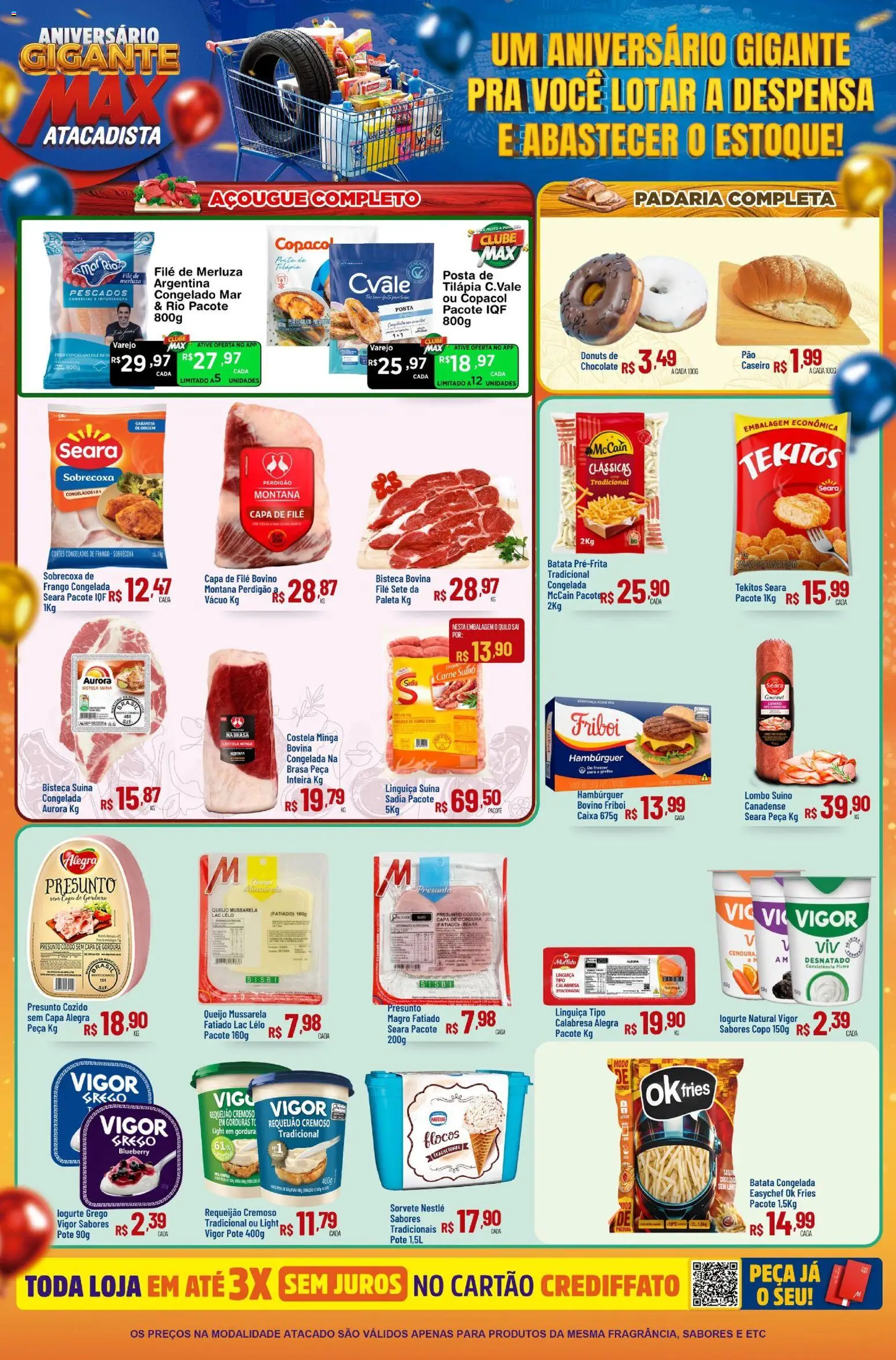Max Atacadista Folheto - válido de 20.10.2025 | Página: 6 | Produtos: Caixa, Queijo, Chocolate, Mussarela