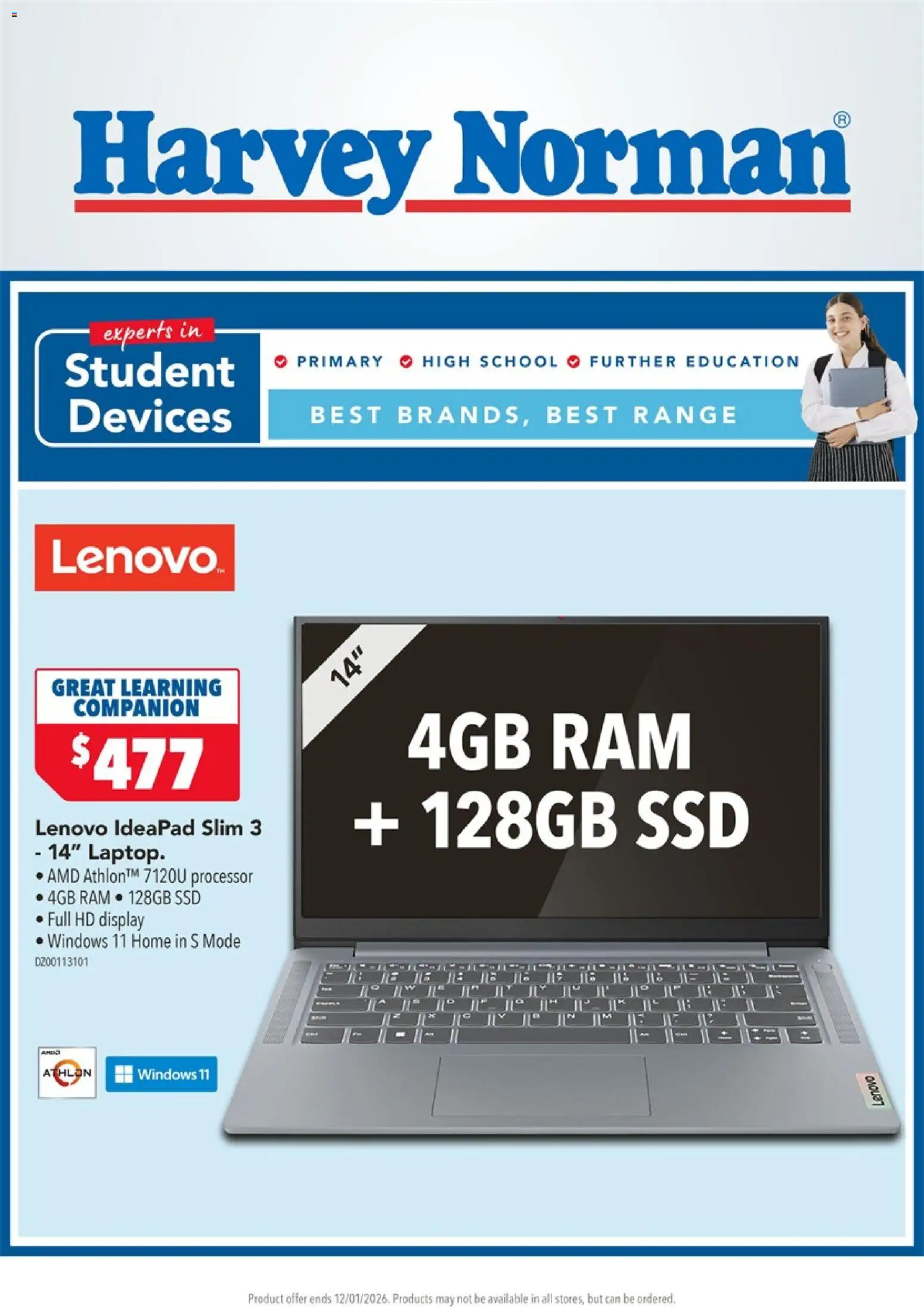 Harvey Norman catalogue from 08.01.2026 | Page: 1