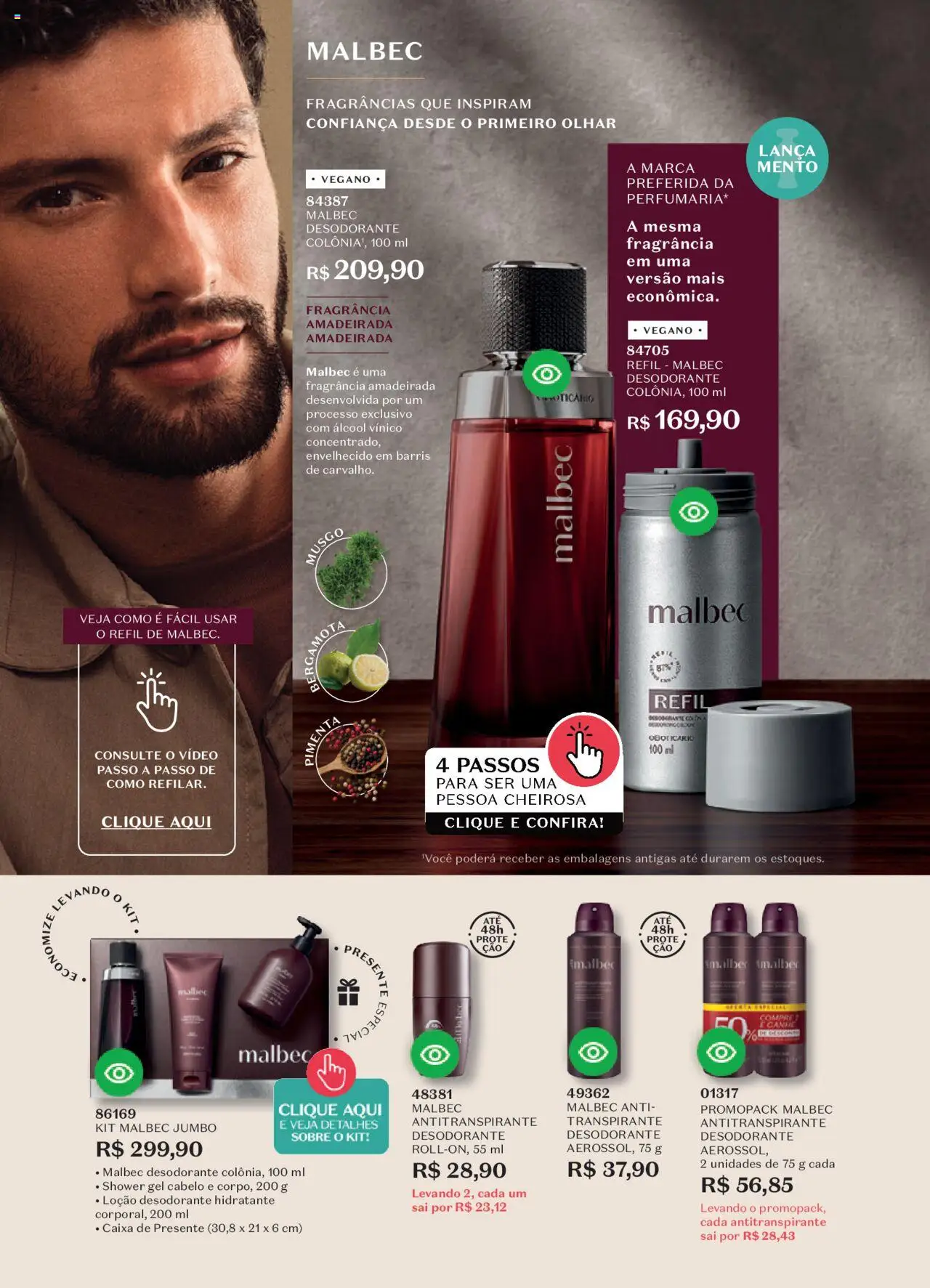 O Boticário Folheto - válido de 22.09.2025 | Página: 107 | Produtos: Pimenta, Desodorante, Caixa, Vídeo