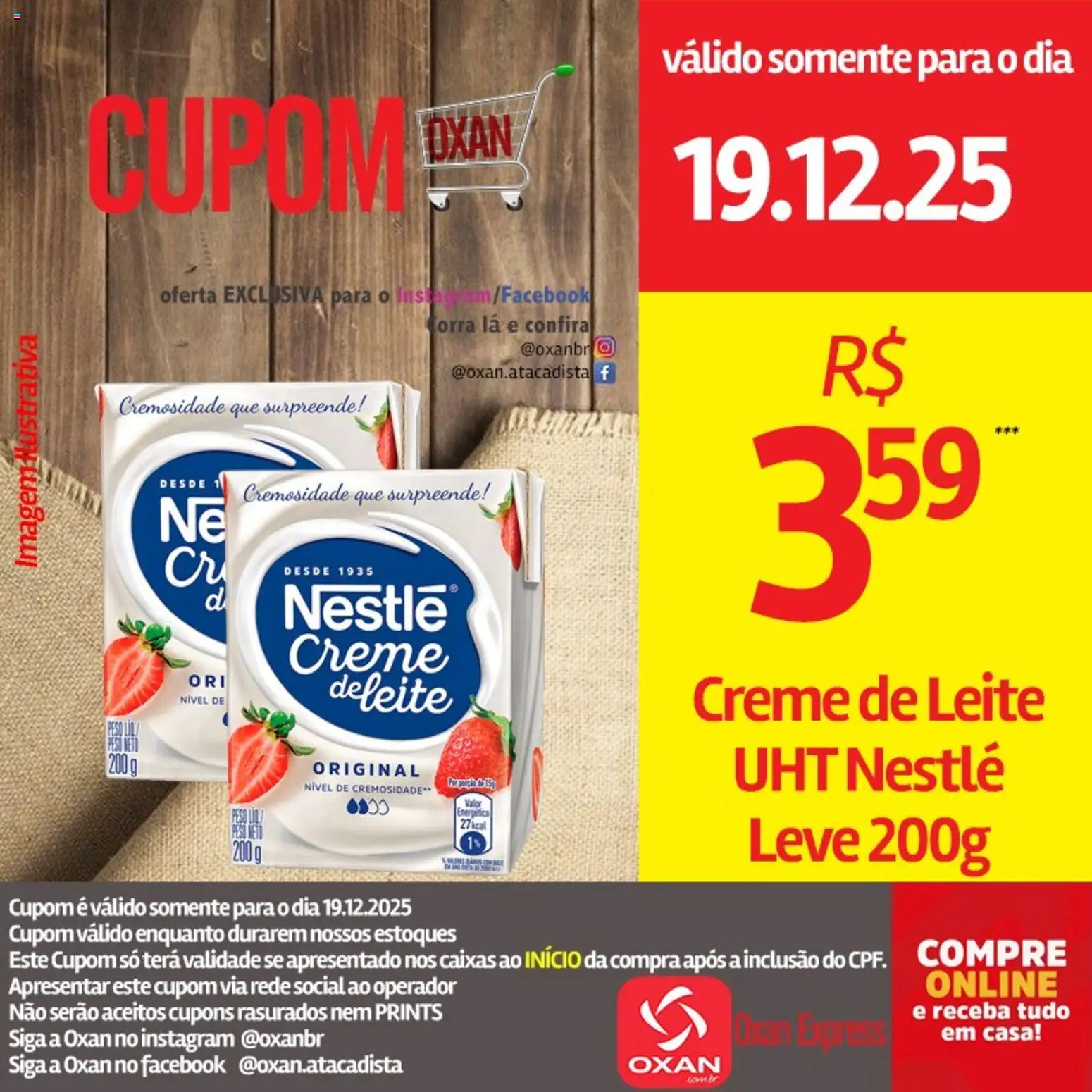 Oxan Atacadista Folheto - válido de 19.12.2025 | Página: 14 | Produtos: Energético, Leite, Creme, Creme de leite