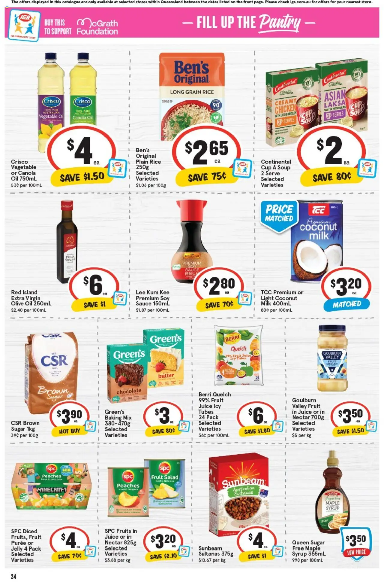 IGA catalogue - valid from 24.09.2025 | Page: 27 | Products: Chocolate, Juice, Sauce, Sugar