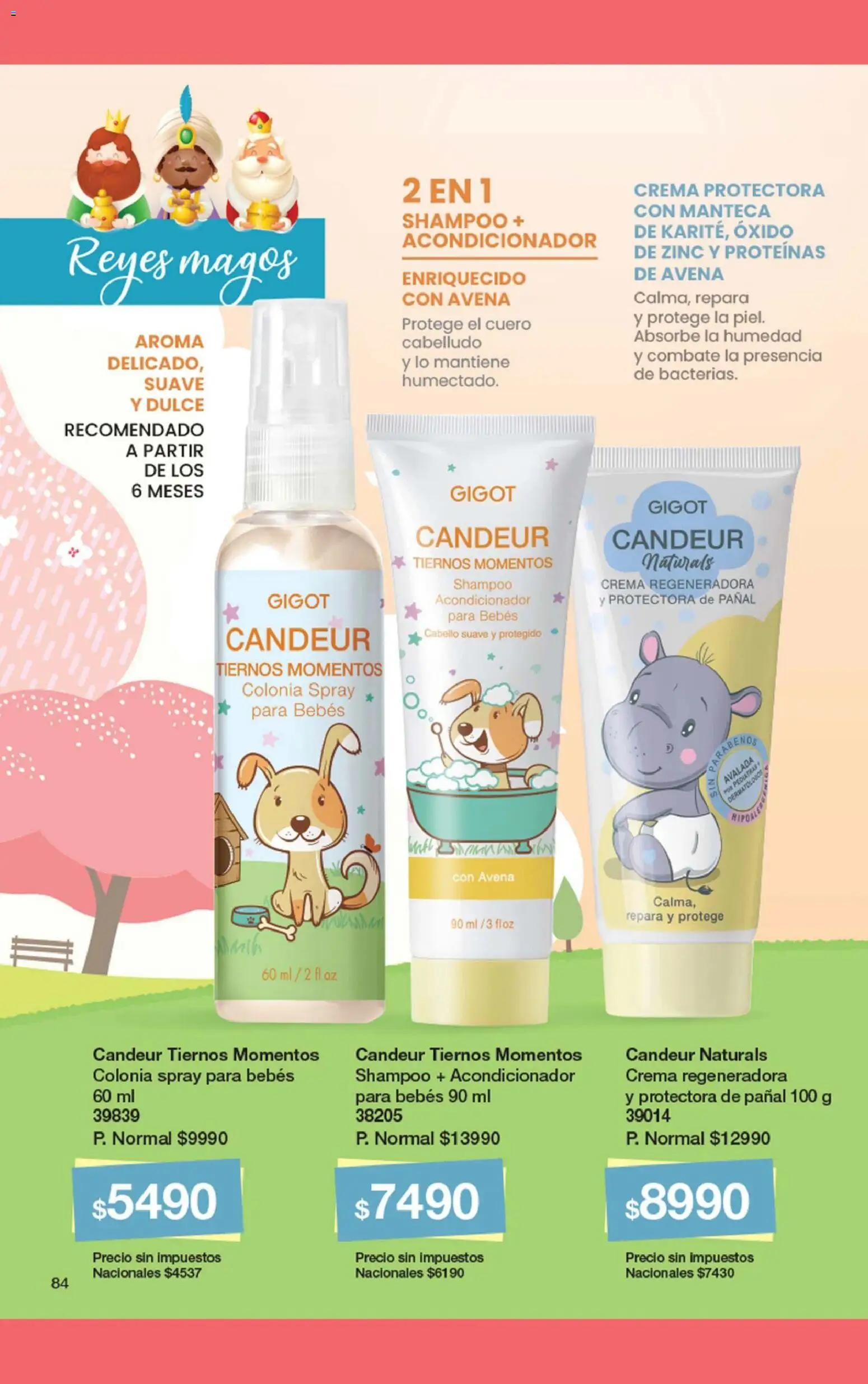 Gigot - CAMPAÑA 01 │ válido desde el 01.01.2026 | Página: 62 | Productos: Shampoo, Acondicionador, Avena, Manteca