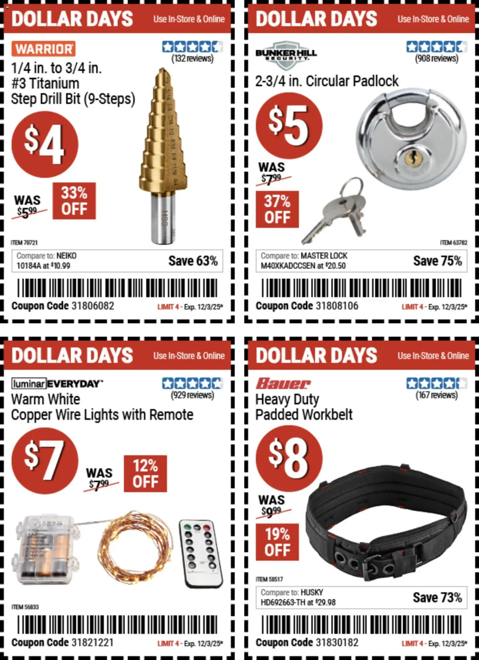 Harbor Freight Dollar Days - valid from 20.11.2025 | Page: 3