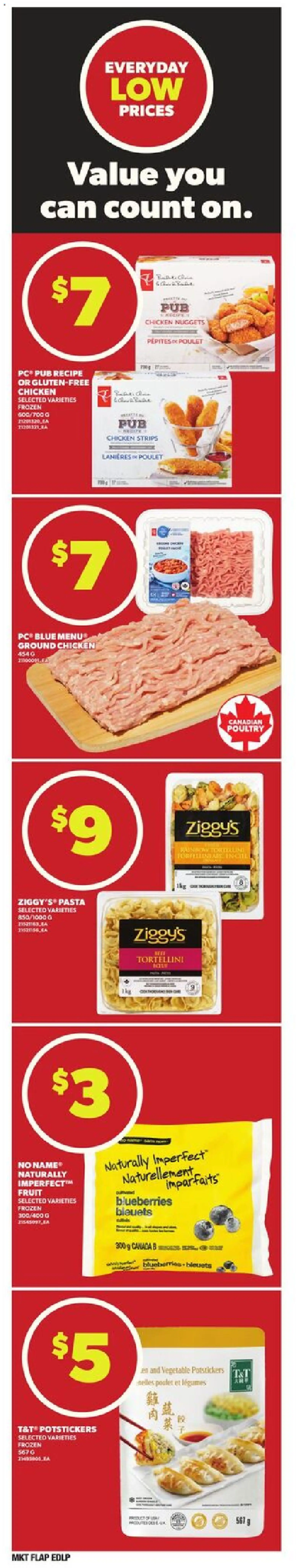 Loblaws flyer valid from 06.11.2025 | Page: 7 | Products: Pasta, PC, Chicken