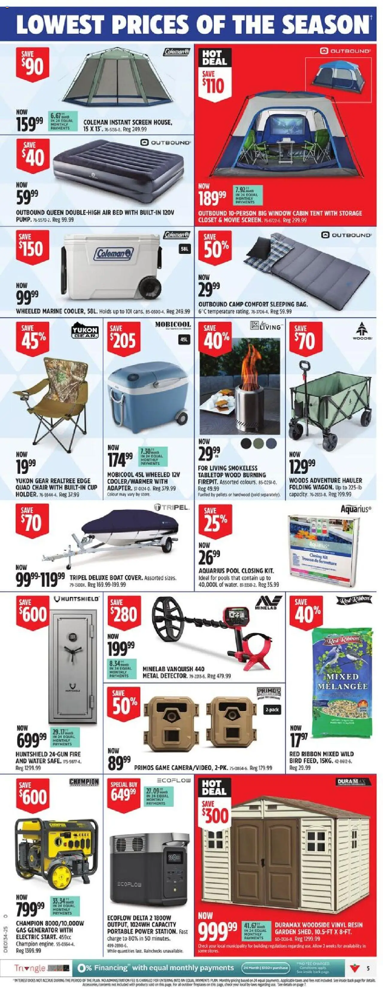 Canadian Tire flyer valid from 14.08.2025 | Page: 10 | Products: Game, Bed, Chair