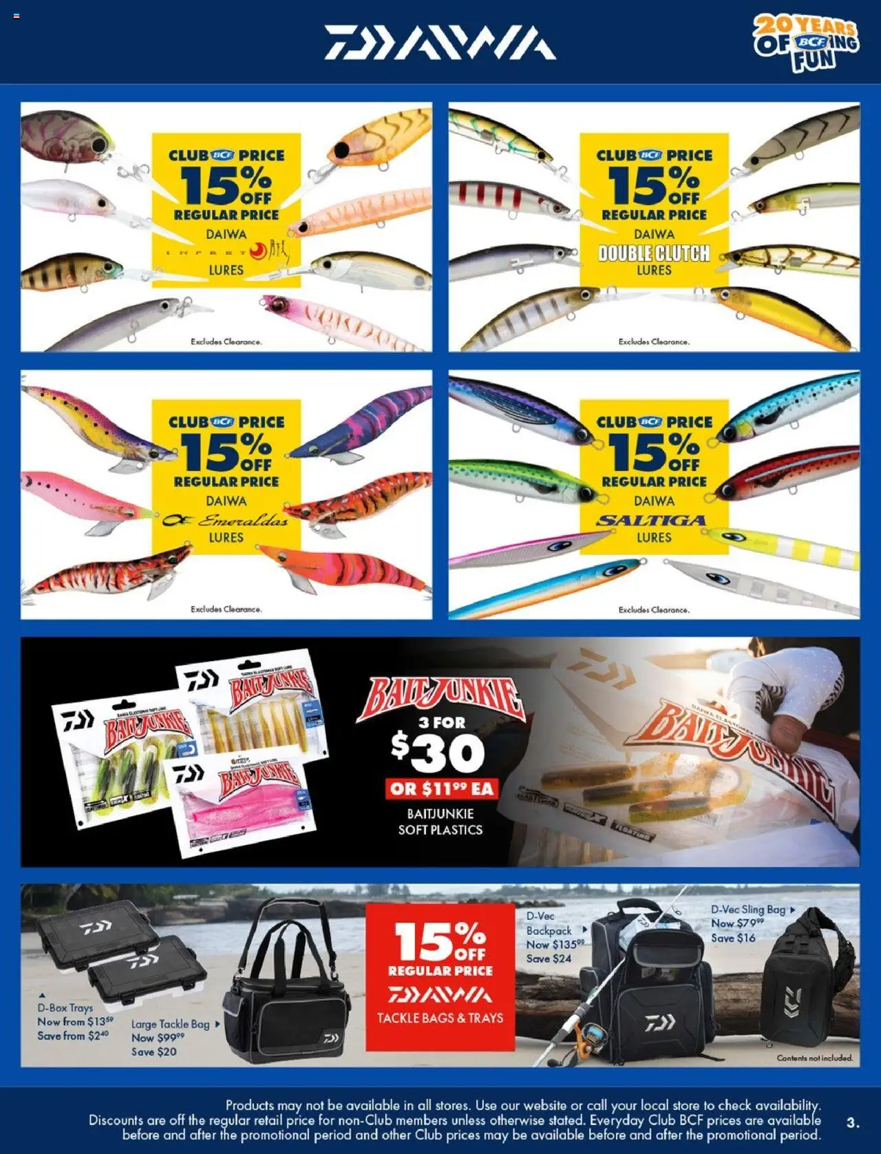 BCF catalogue - valid from 21.10.2025 | Page: 3 | Products: Clutch, Backpack, Bag