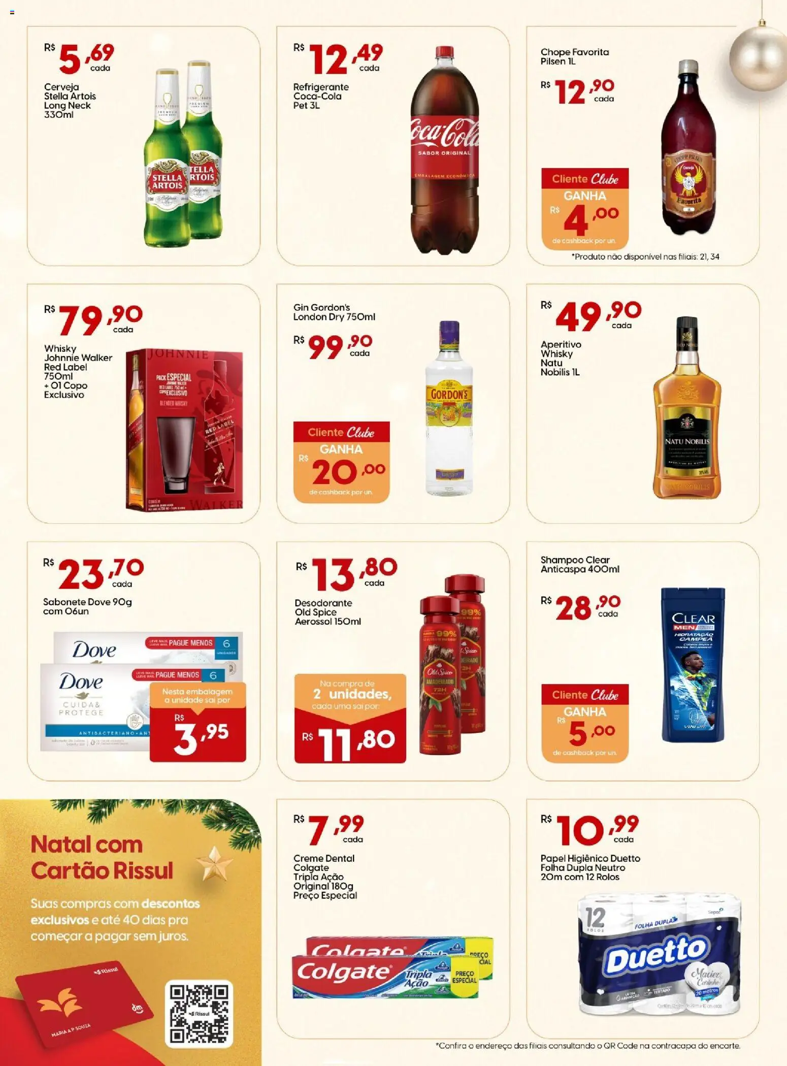 Rissul Folheto - válido de 15.12.2025 | Página: 7 | Produtos: Shampoo, Desodorante, Gin, Creme
