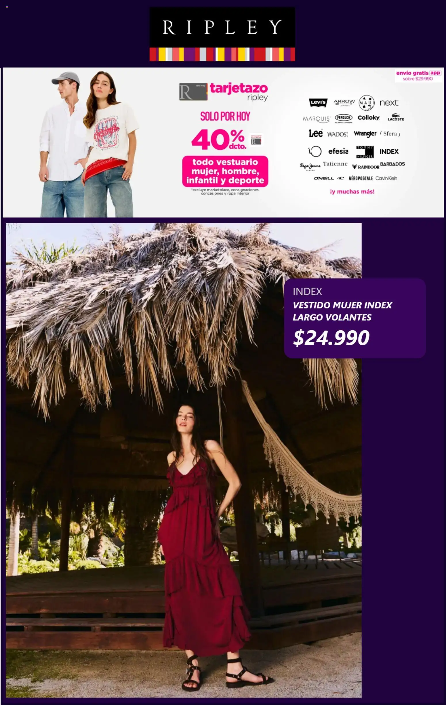 Ripley ofertas  │ válido desde el 23.10.2025 | Página: 2 | Productos: Vestido, Sobre, Ropa, Ropa interior