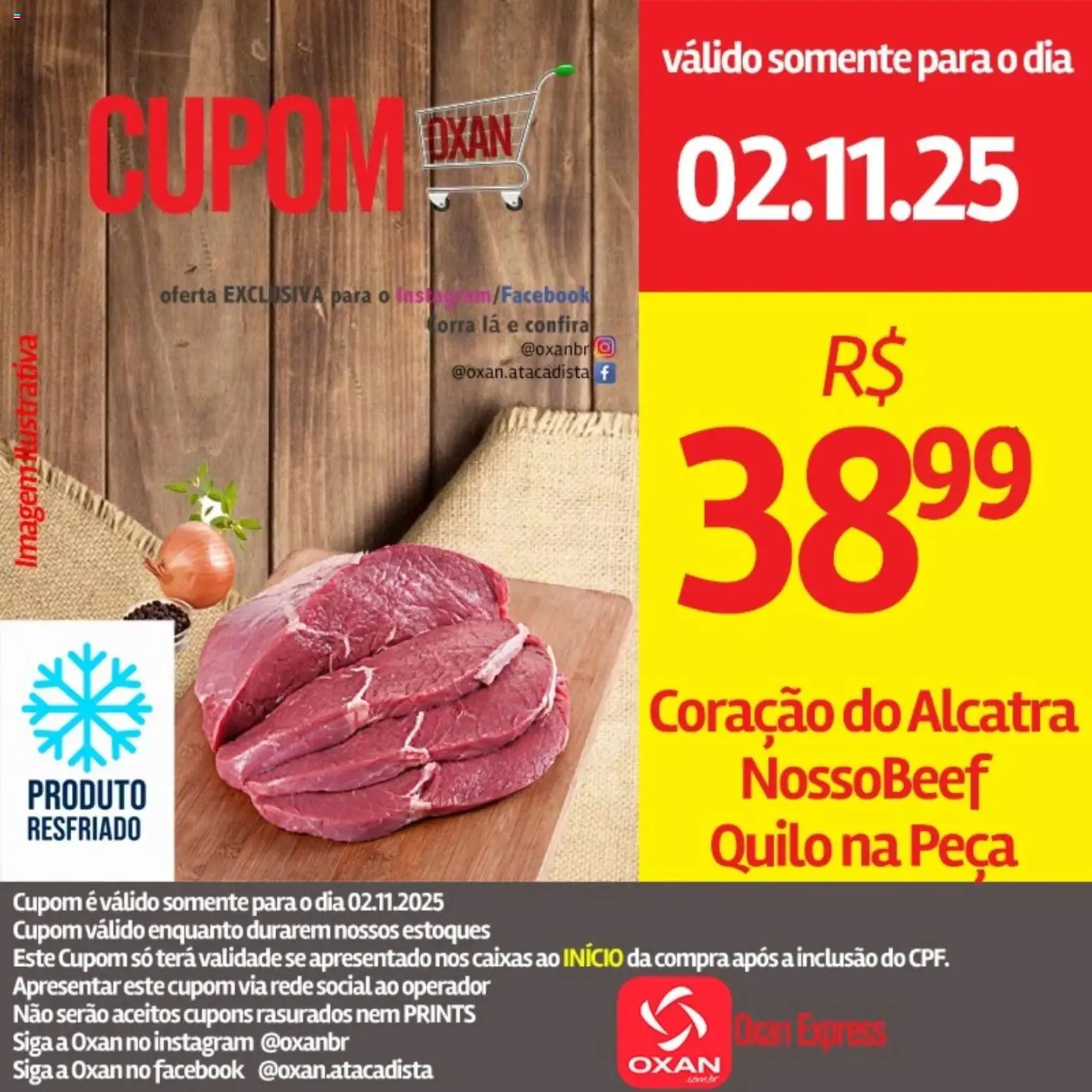 Oxan Atacadista Folheto - válido de 02.11.2025 | Página: 11 | Produtos: Alcatra