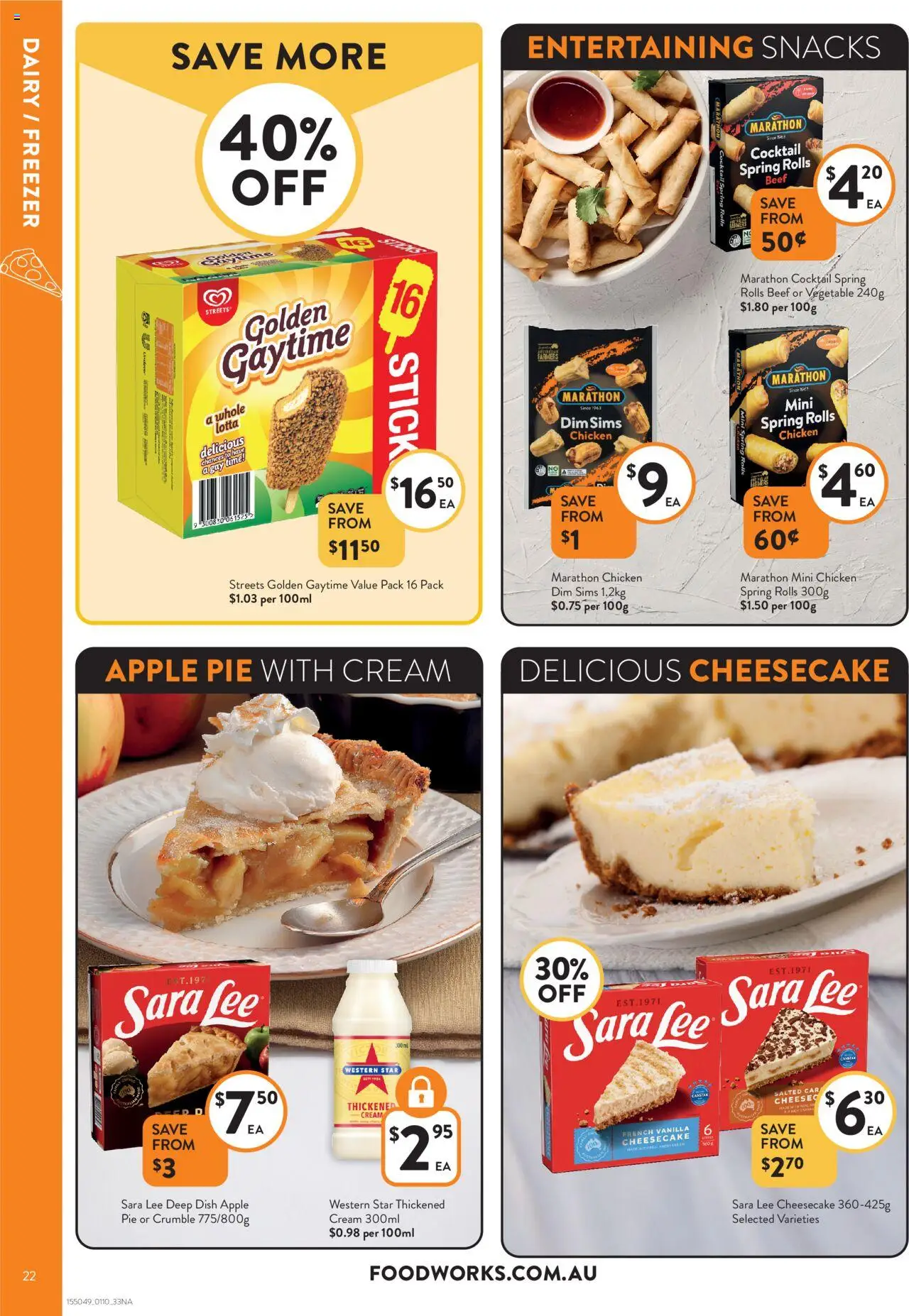 Foodworks catalogue - valid from 01.10.2025 | Page: 22 | Products: Dairy, Beer, Beef, Cream