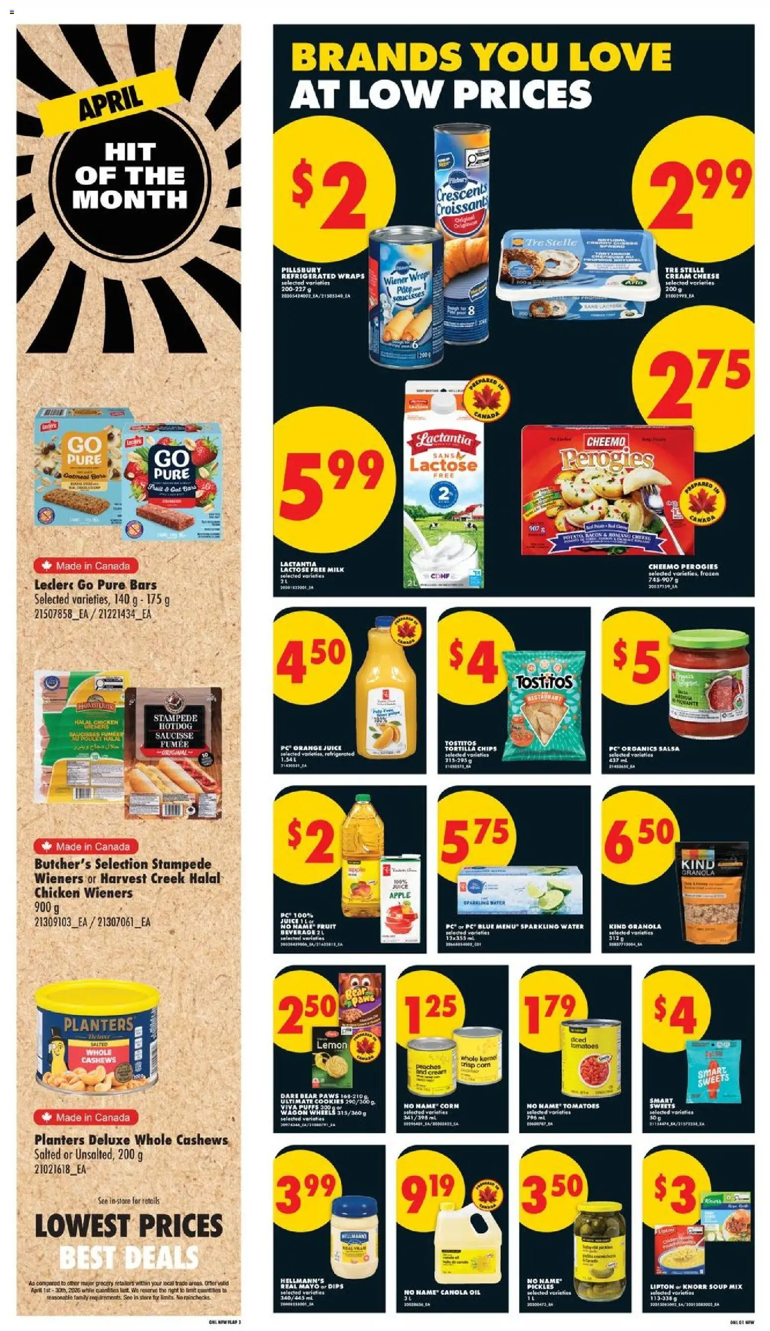 No Frills flyer valid from 23.04.2026 | Page: 6 | Products: Cream, PC, Milk, Oil