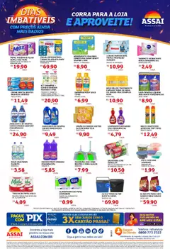 Assaí Atacadista Folheto - válido de 07.08.2025 | Página: 4 | Produtos: Saco para lixo, Amêndoas, Desinfetante, Vassoura