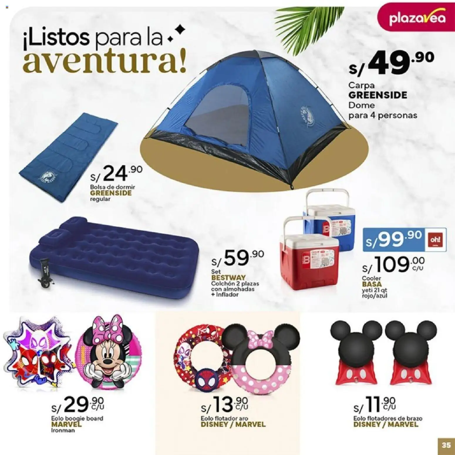 Catálogo Plaza Vea válido desde 26.12.2025 | Página: 35 | Productos: Colchón, Bolsa