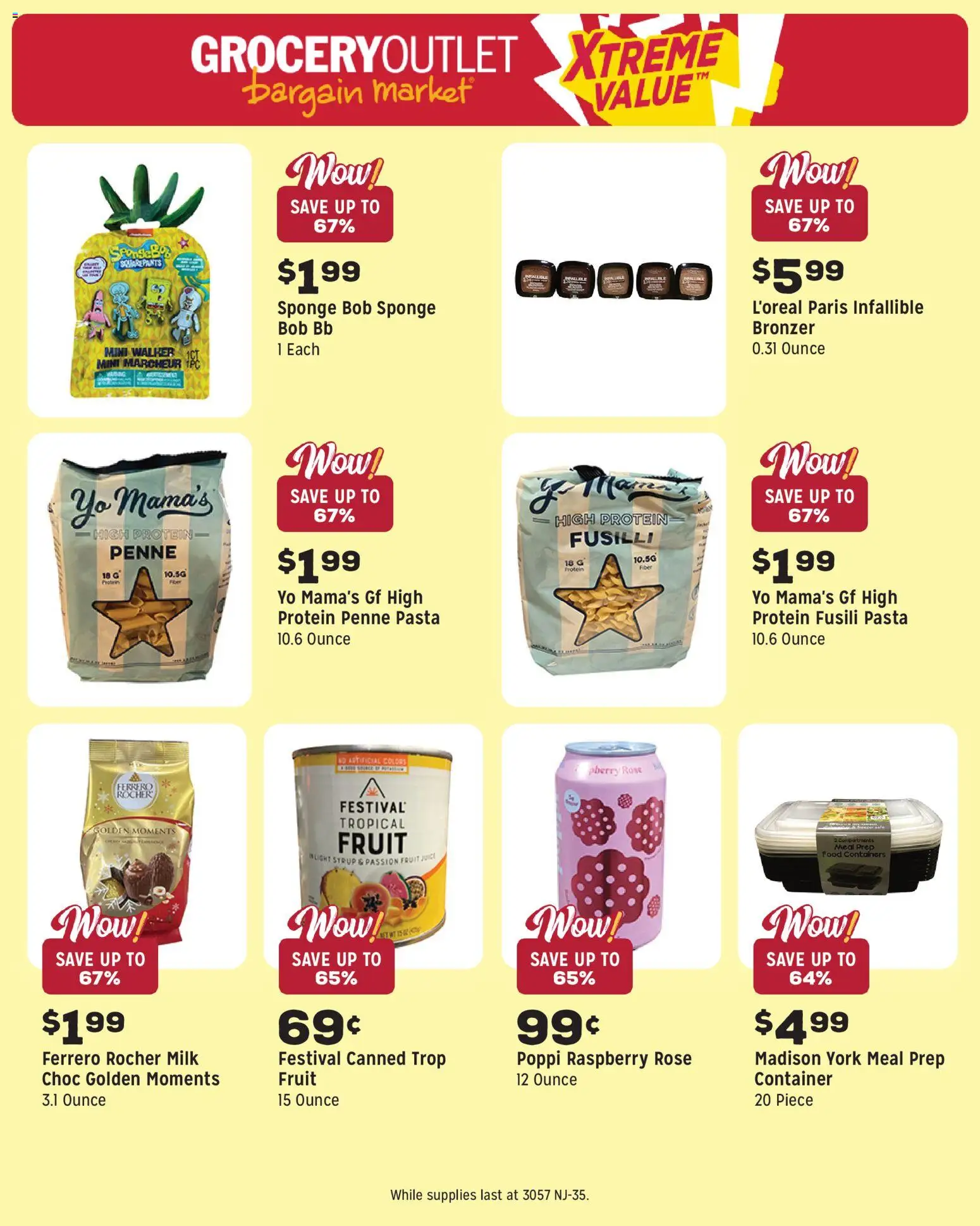 Grocery Outlet Weekly Ad - NJ - valid from 18.03.2026 | Page: 10 | Products: Bronzer, Milk, Juice, Salt