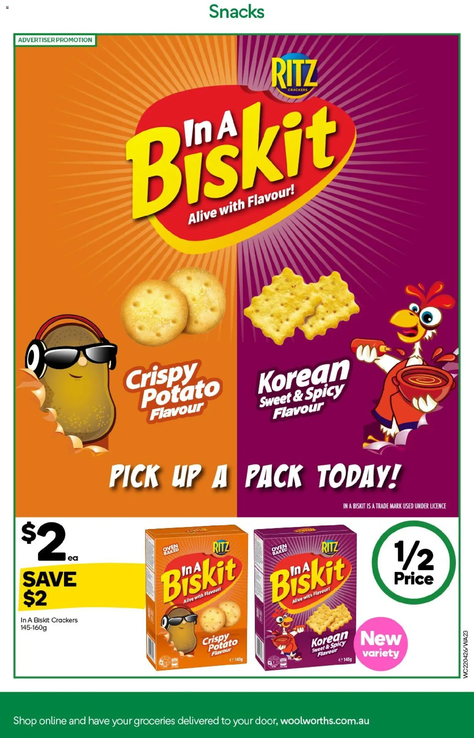Woolworths catalogue - valid from 22.04.2026 | Page: 23 | Products: Crackers