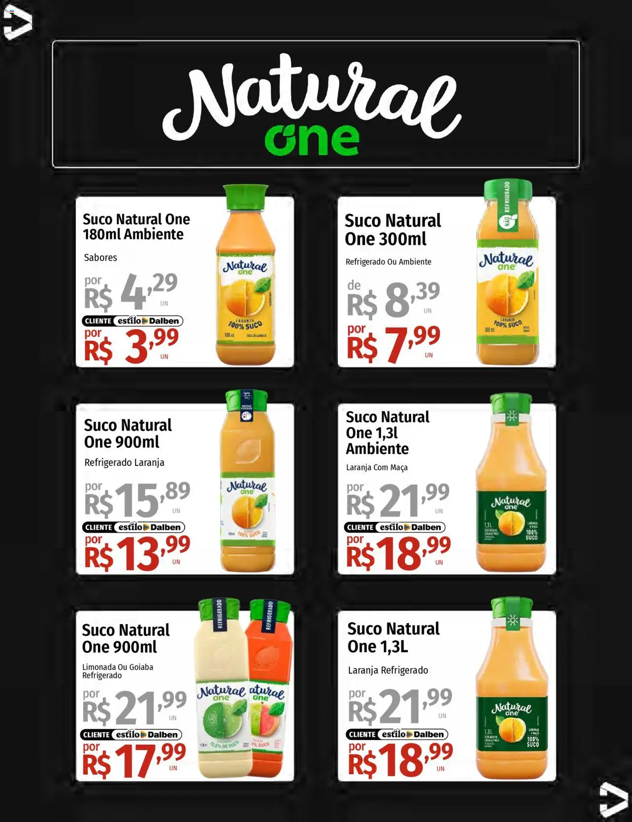 Supermercado Dalben Folheto - válido de 23.07.2025 | Página: 6 | Produtos: Goiaba, Suco