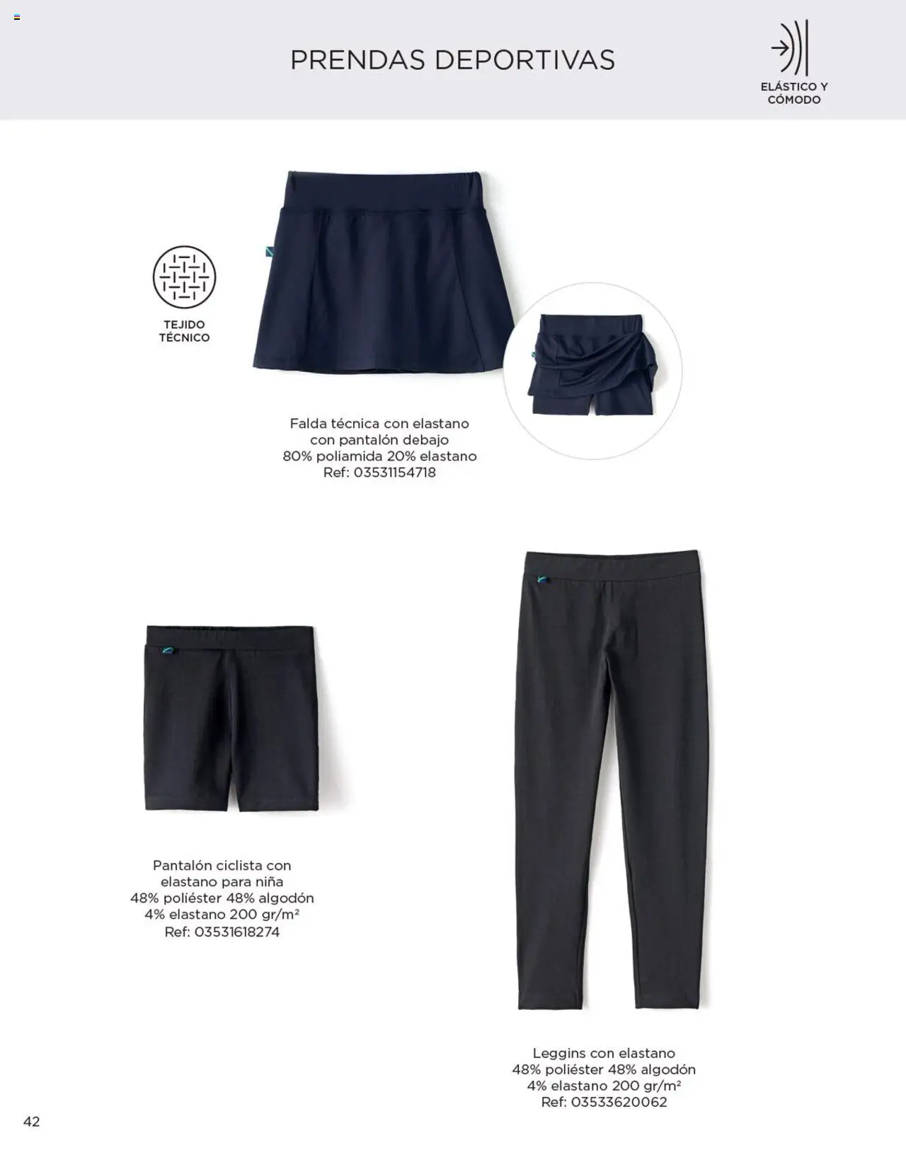 Nuevas ofertas de El Corte Inglés válidas en toda la República Mexicana desde el 04.04.2025. ¡Encuentra las mejores ofertas en El Corte Inglés catálogo Colección Uniformes 2024! | Página: 42 | Productos: Algodón, Falda