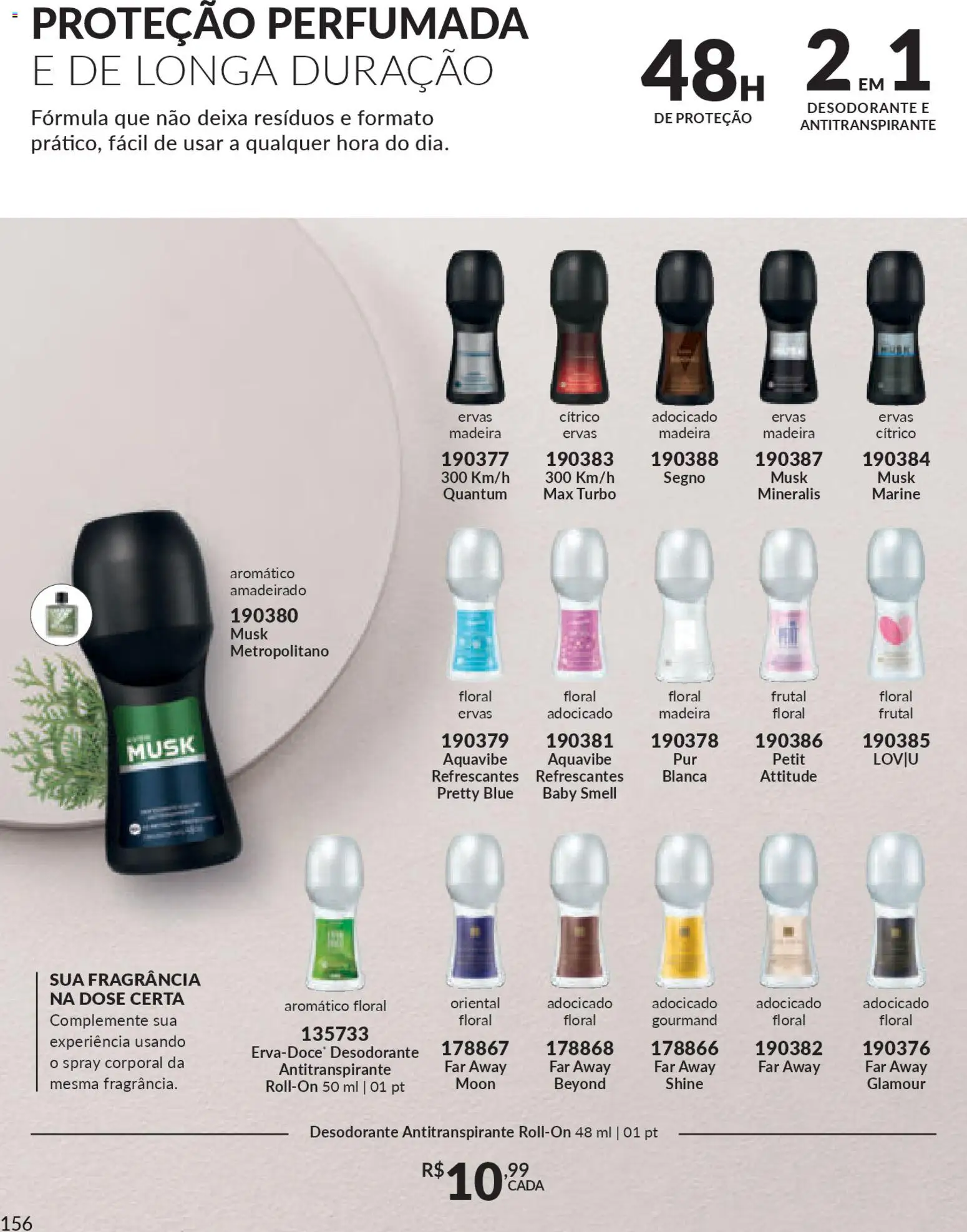 Avon Folheto - válido de 21.11.2025 | Página: 156 | Produtos: Fragrância, Desodorante