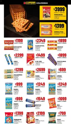 Vista previa Diarco - Ofertas Sur válido desde el 20.04.2026 | Página: 5 | Productos: Galletitas, Pizza, Golosinas, Bizcochos